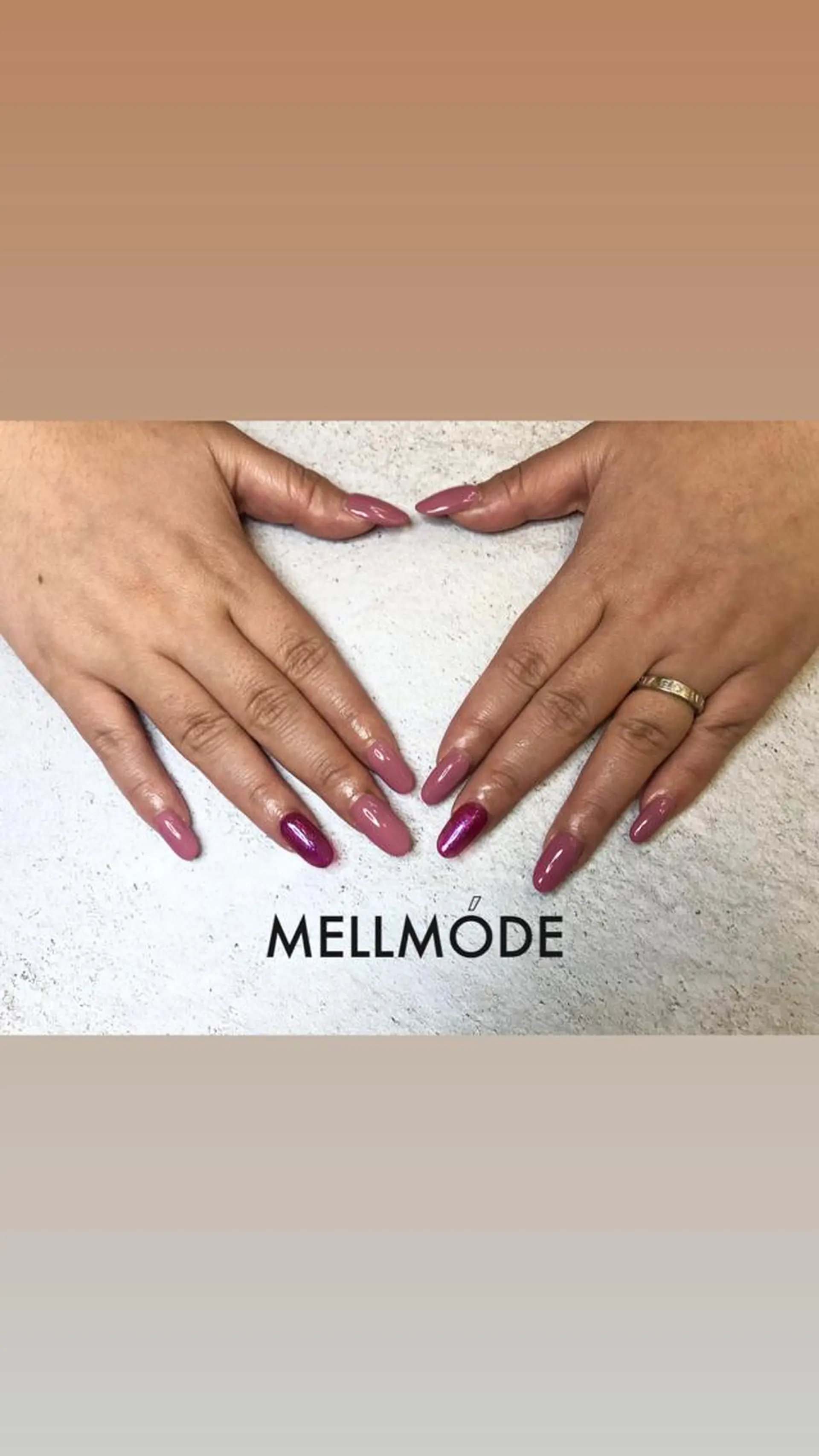 ネイル 長さ出し マグネットネイル ネイルチップ MELLMODE所属・Nakano Kanaのネイルデザイン