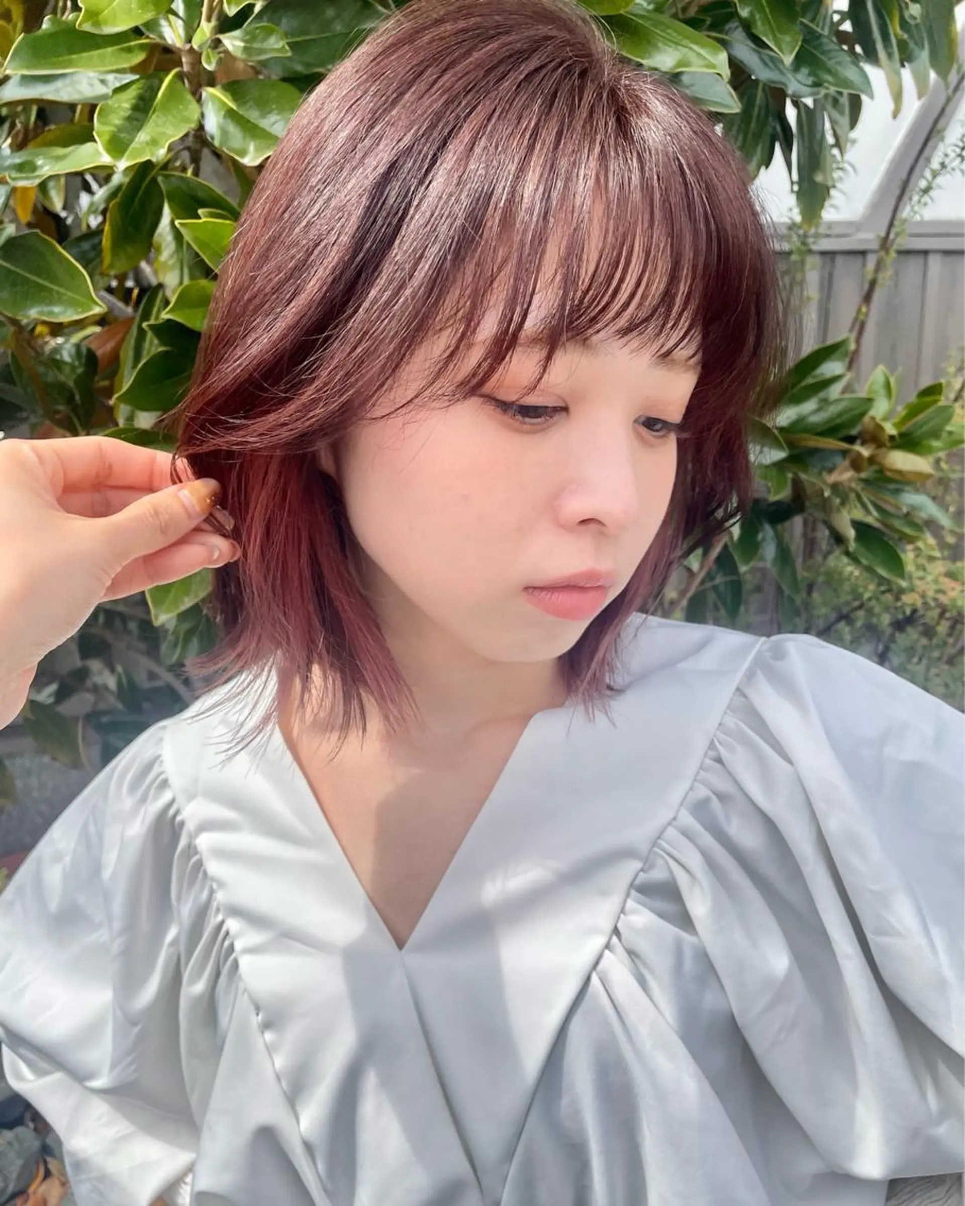 ショート ヘアカラー トリートメント 木村 真知子のヘアスタイル