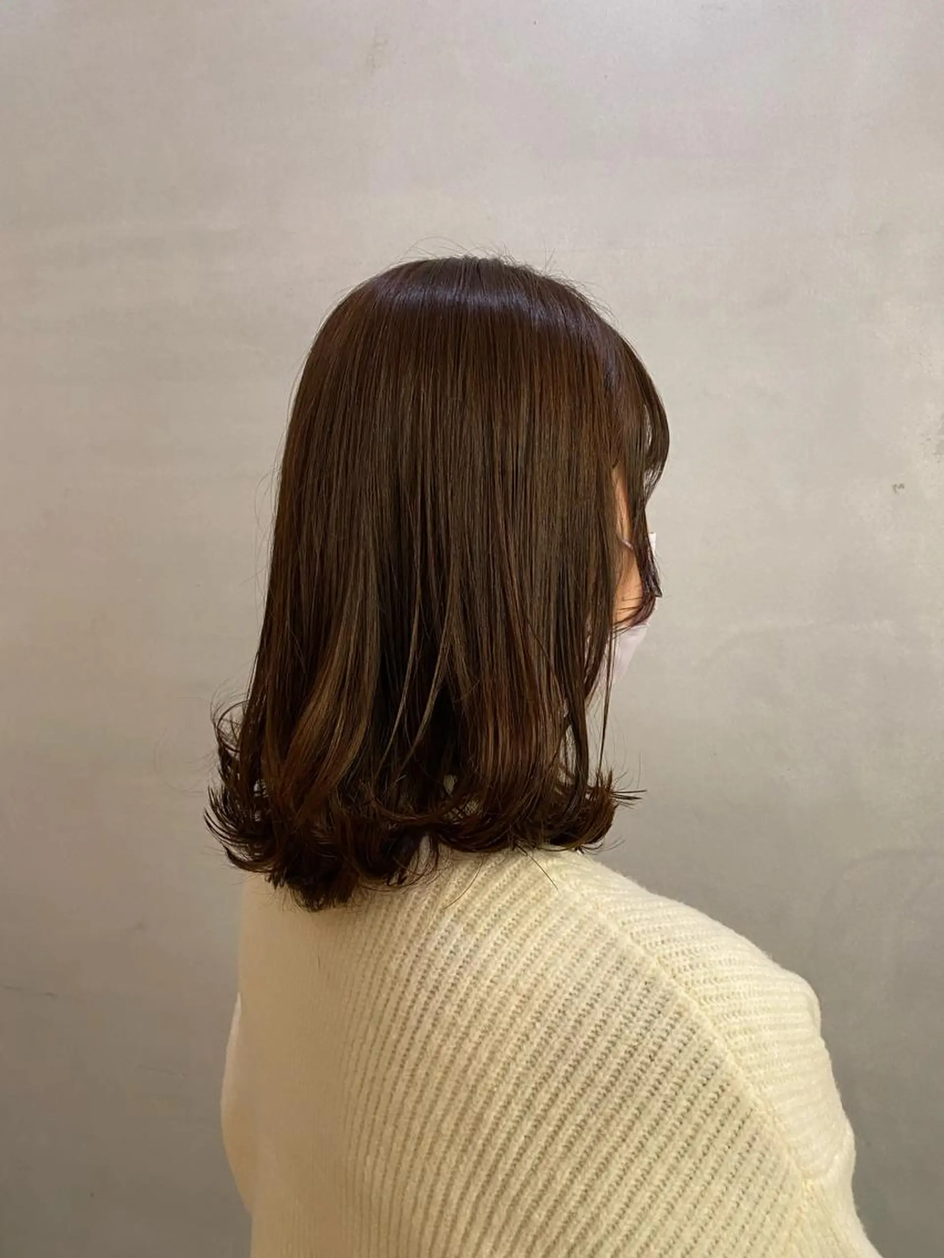 セミロング ヘアカラー ♡ハッシュカット/ レイヤー/yucoのヘアスタイル