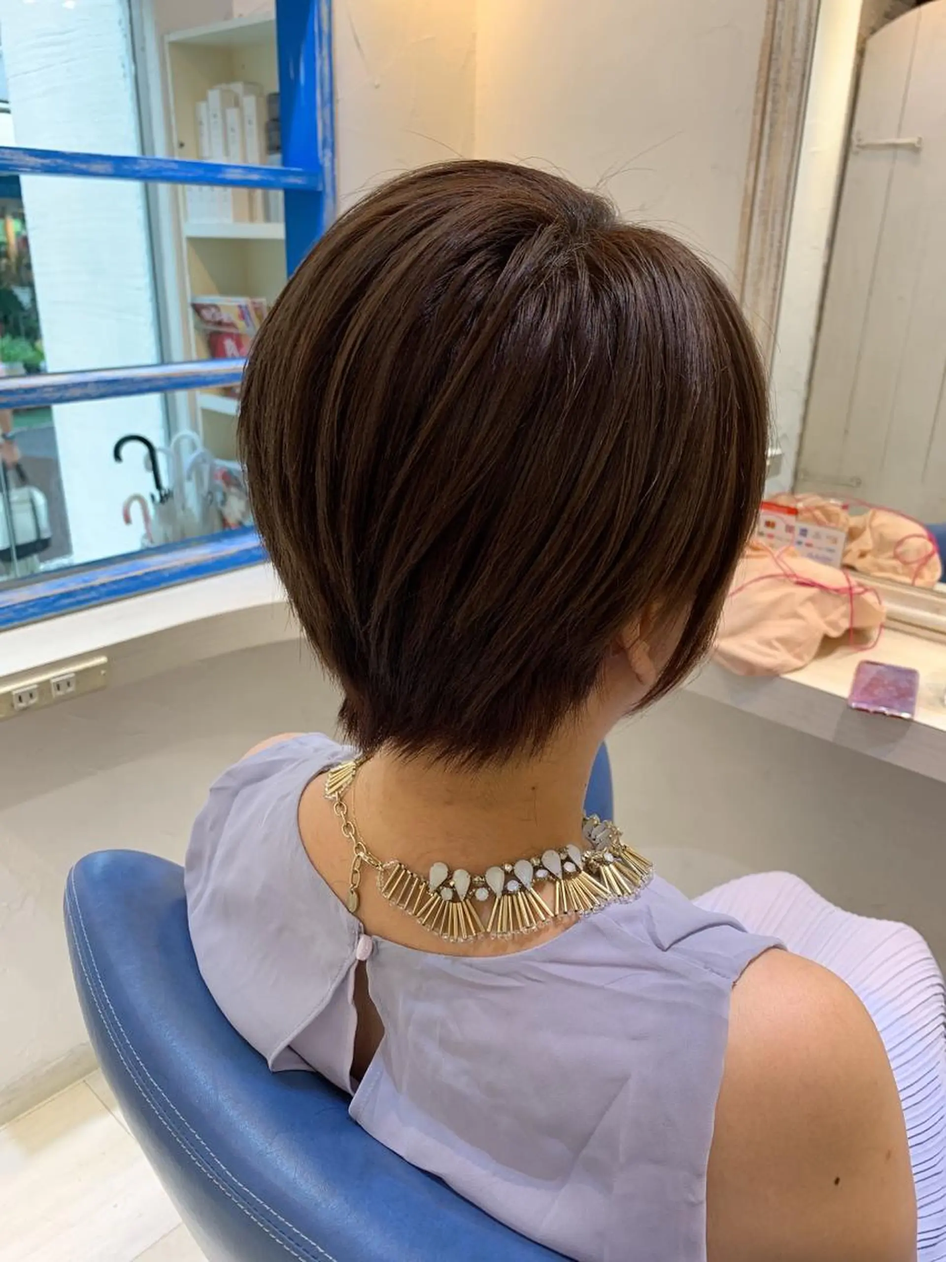 ショート カラー ヘアカラー ヘッドスパ 中目黒✂︎店長✂︎ TOMOHIROのヘアスタイル