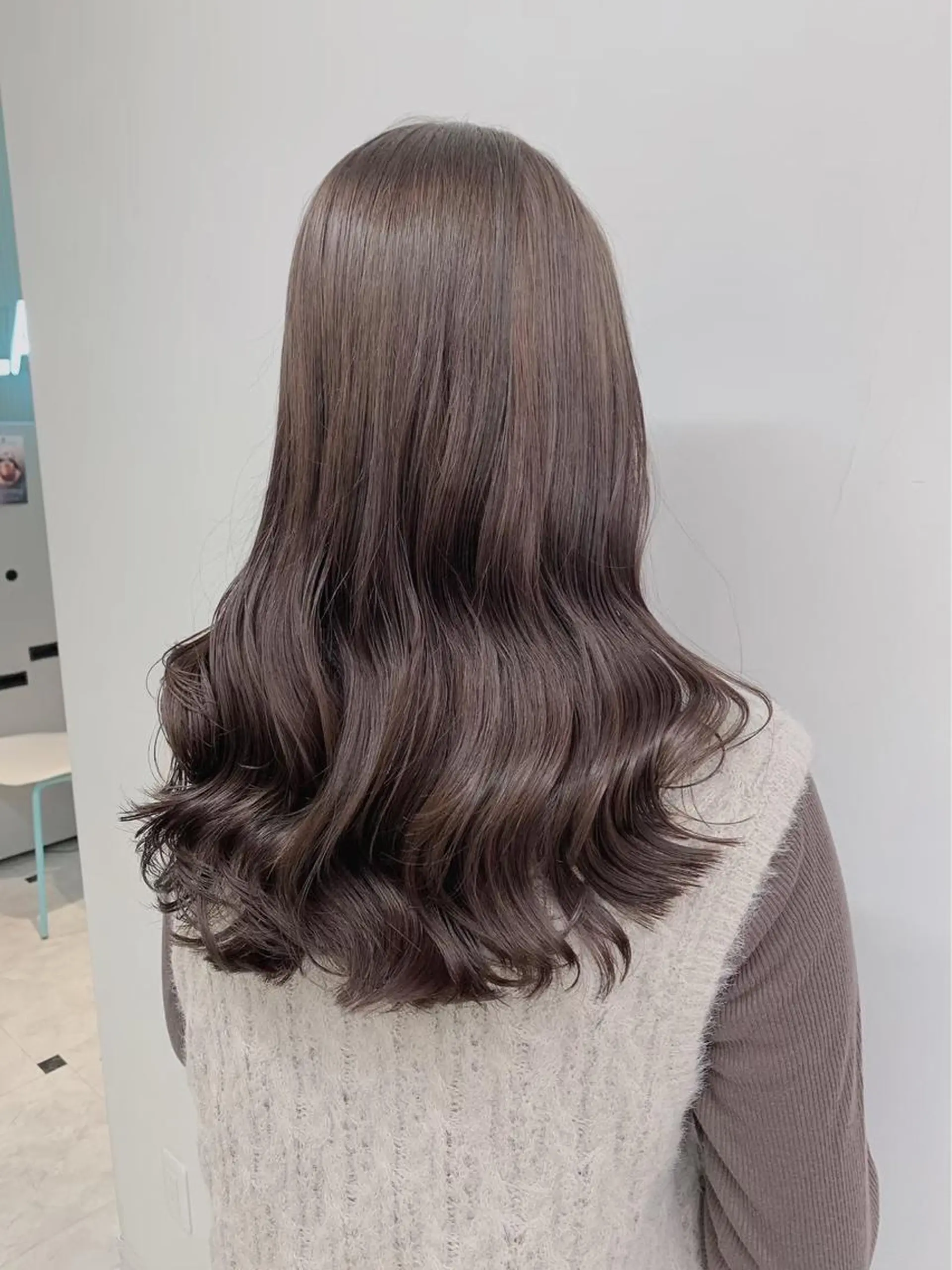 セミロング トリートメント ブリーチ✖️ 縮毛LANDのヘアスタイル