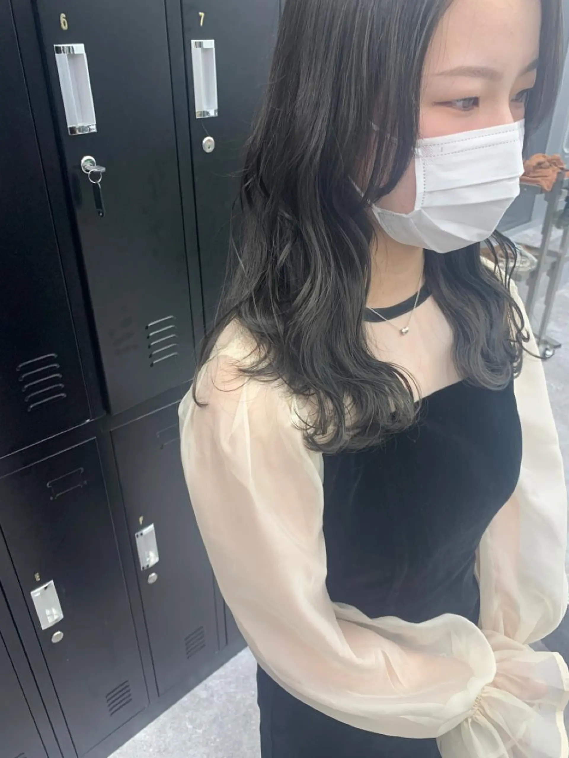 ロング カラー ヘアアレンジ キッズ ショートボブ バレイヤージュ ブリーチ ケアブリーチ 透明感カラー 🌈難波🌈ベージュ カラー【ヒロム】のヘアスタイル