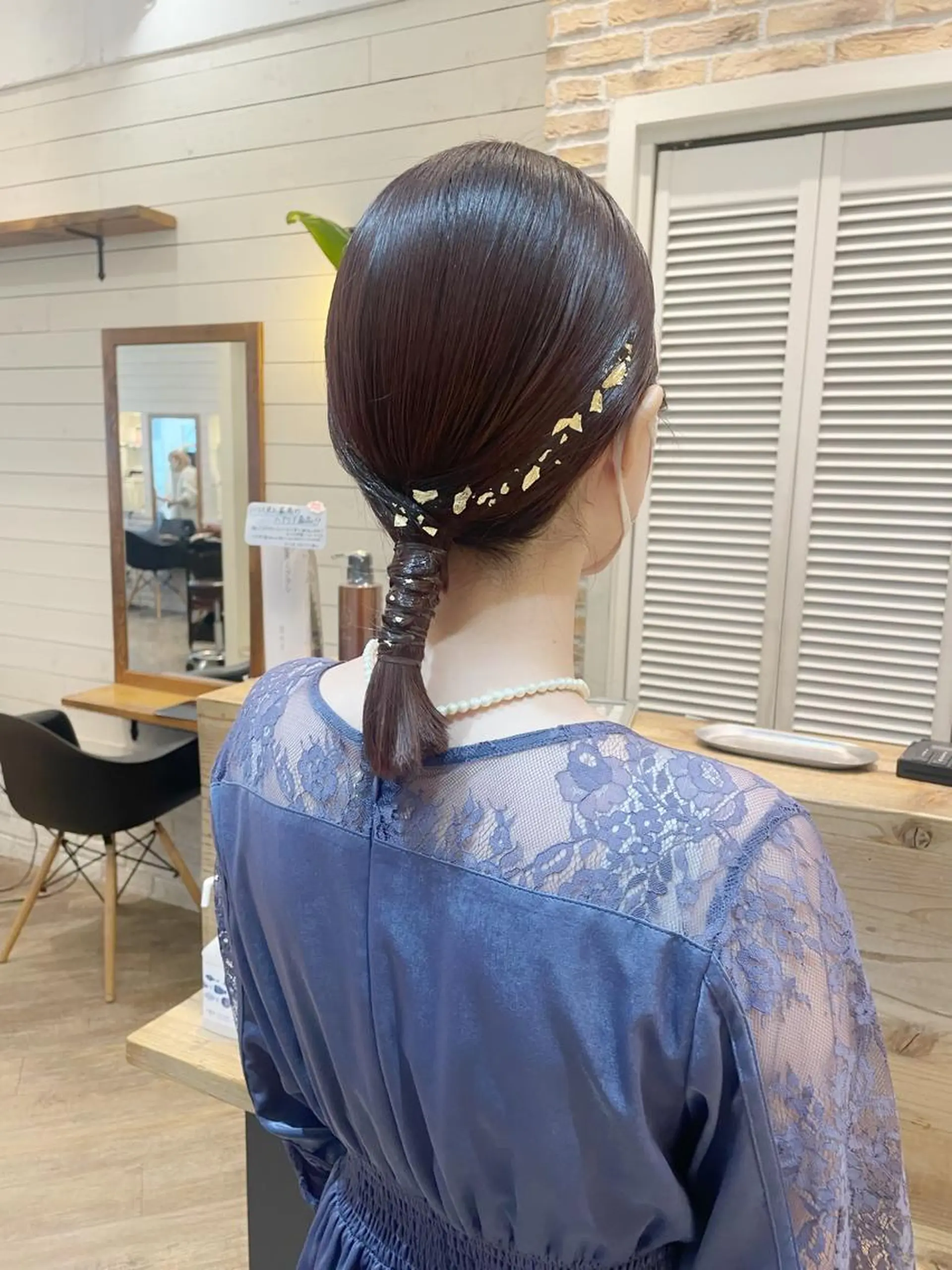 ミディアム ヘアセット Hair Salon BOTTOMS所属・✨透明感ケアカラー✨ 長野ゆきなのヘアスタイル