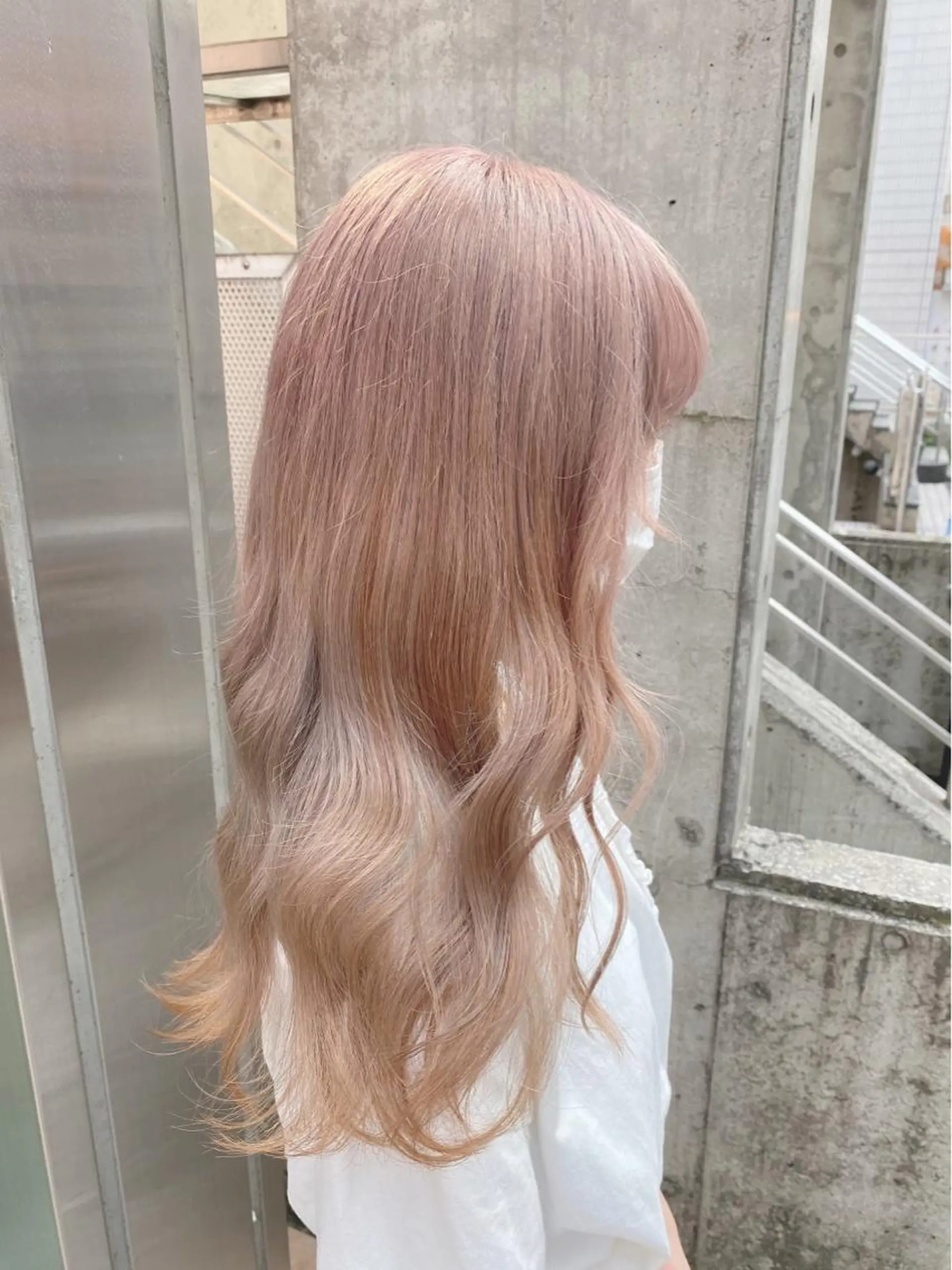 ミディアム カラー ヘアアレンジ ヘアカラー トリートメント ヘアセット 韓国ヘア🦋 Nanaka🦋のヘアスタイル