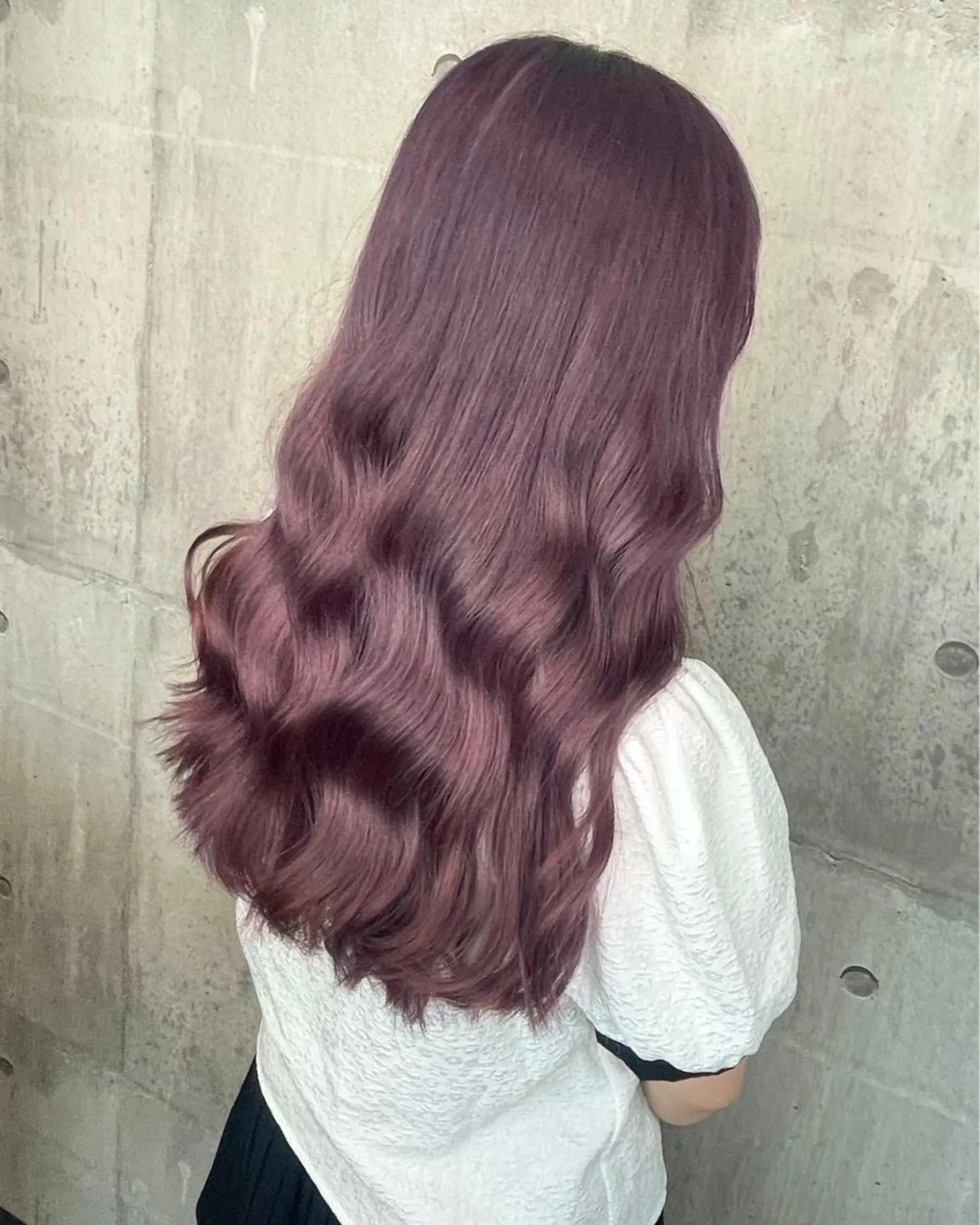 カラー ラベンダーカラー ピンクカラー ピンクラベンダー ヘアカラー _WHITE浜松店 もえかのヘアスタイル