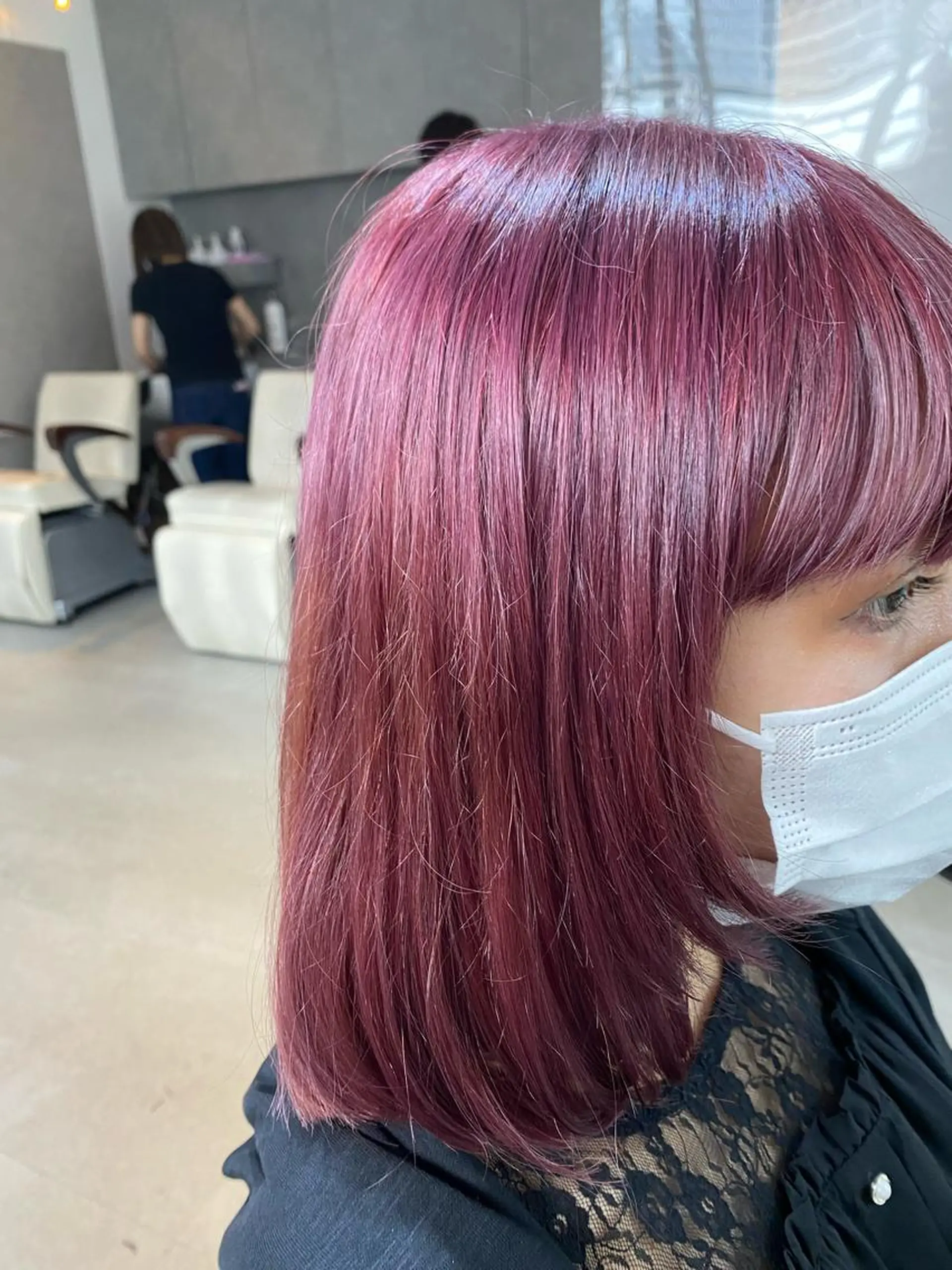 ショート カラー 銀座⚜️【脱白髪染め 美髪矯正】トグチのヘアスタイル