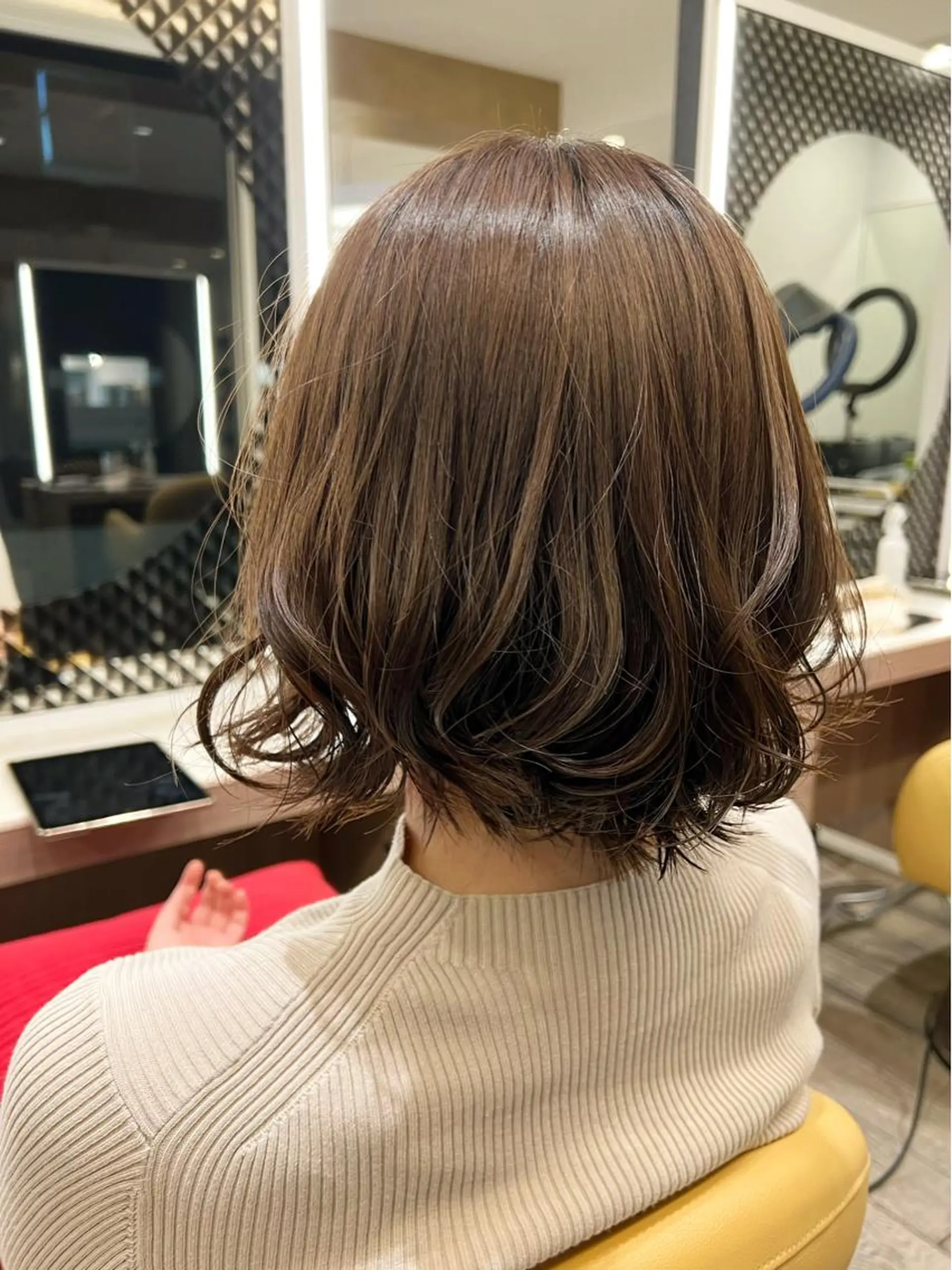 ショート カラー ヘアアレンジ カット ヘアカラー トリートメント Soleria所属・艶髪/酸性ストレート 根本零のヘアスタイル
