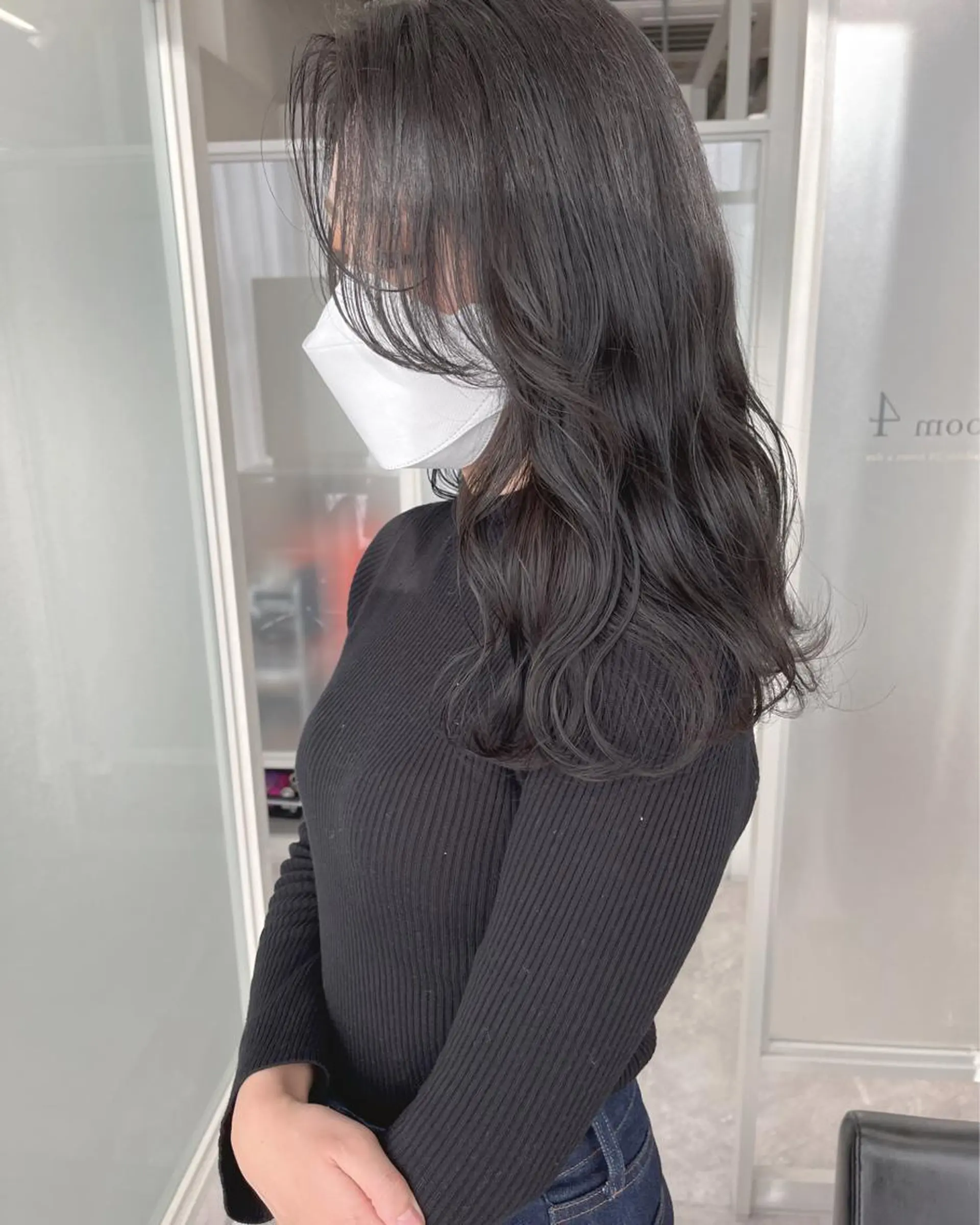 セミロング カラー ♡manami ♡のヘアスタイル