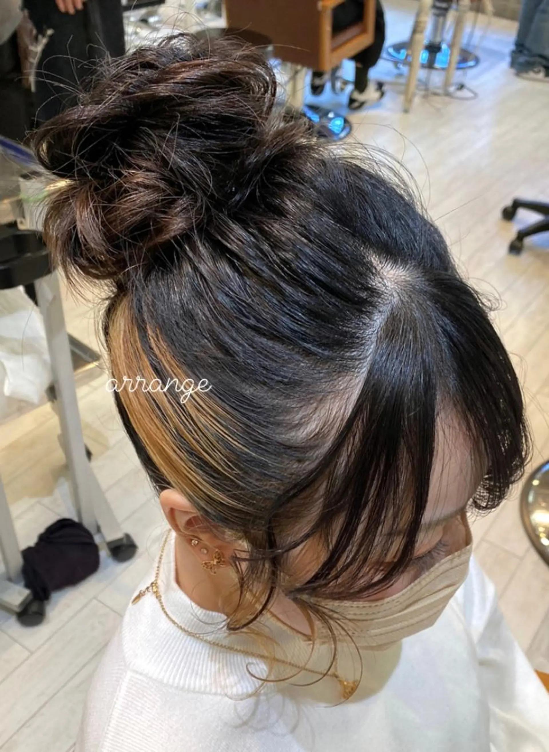 ロング カラー ヘアセット 博多美容室♡ 髪質改善/艶カラーのヘアスタイル