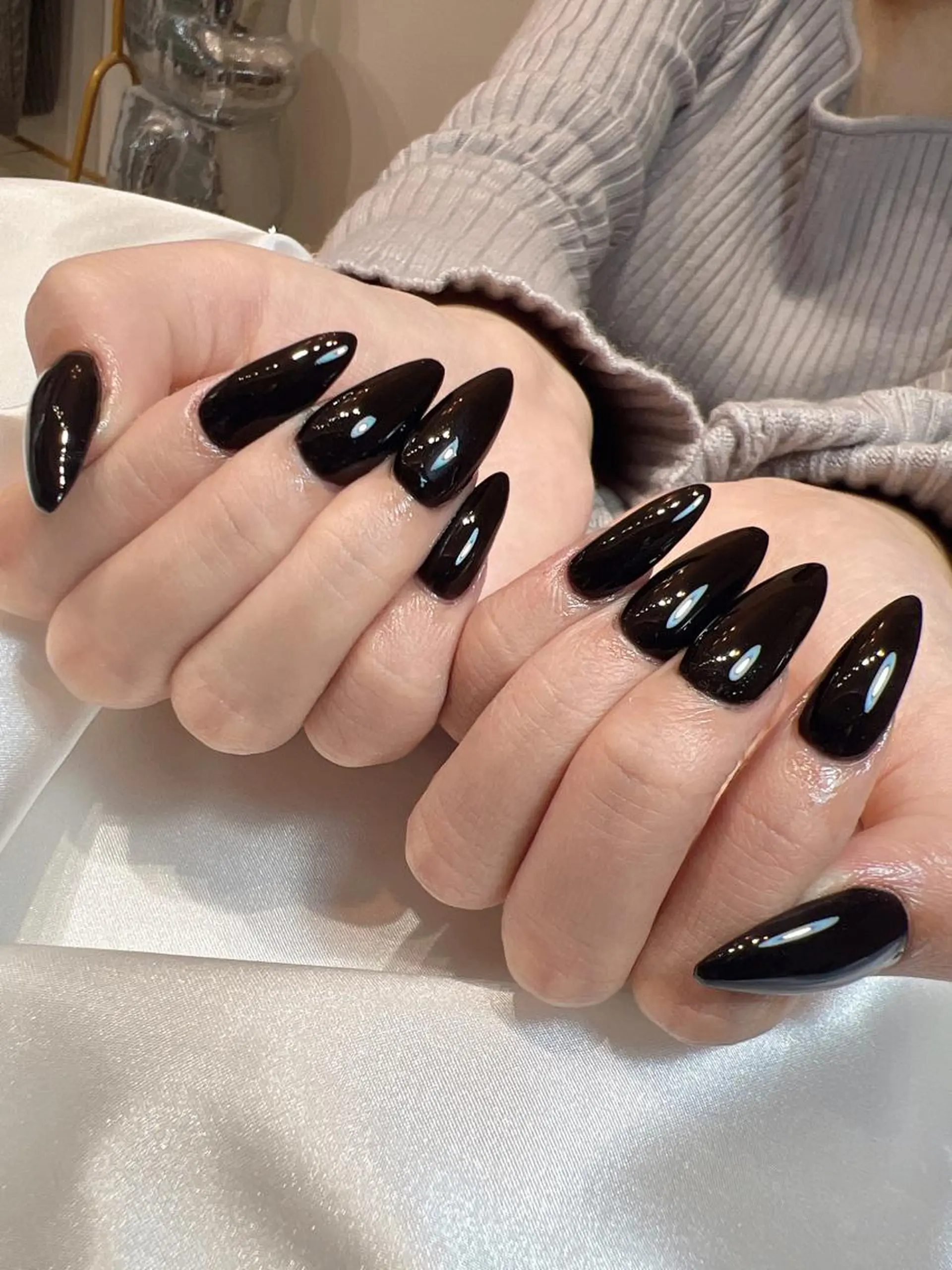 ネイル ワンカラーネイル スカルプネイル bijou nails所属・bijou nails 蓮のネイルデザイン