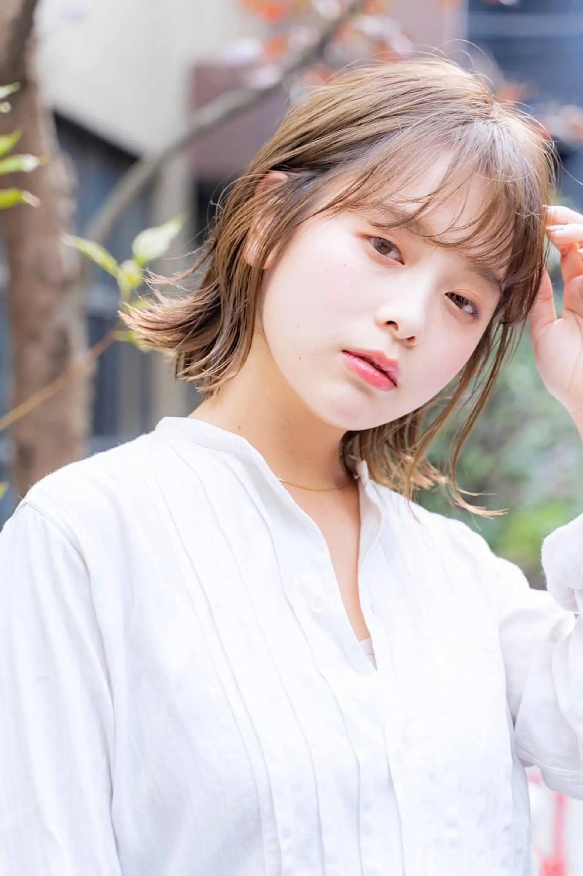 ショート カラー ヘアアレンジ アクアカラー ダブルカラー グラデーションカラー ハイライトカラー イルミナカラー 💈Chlom💈_ 公式_NewOpenのヘアスタイル