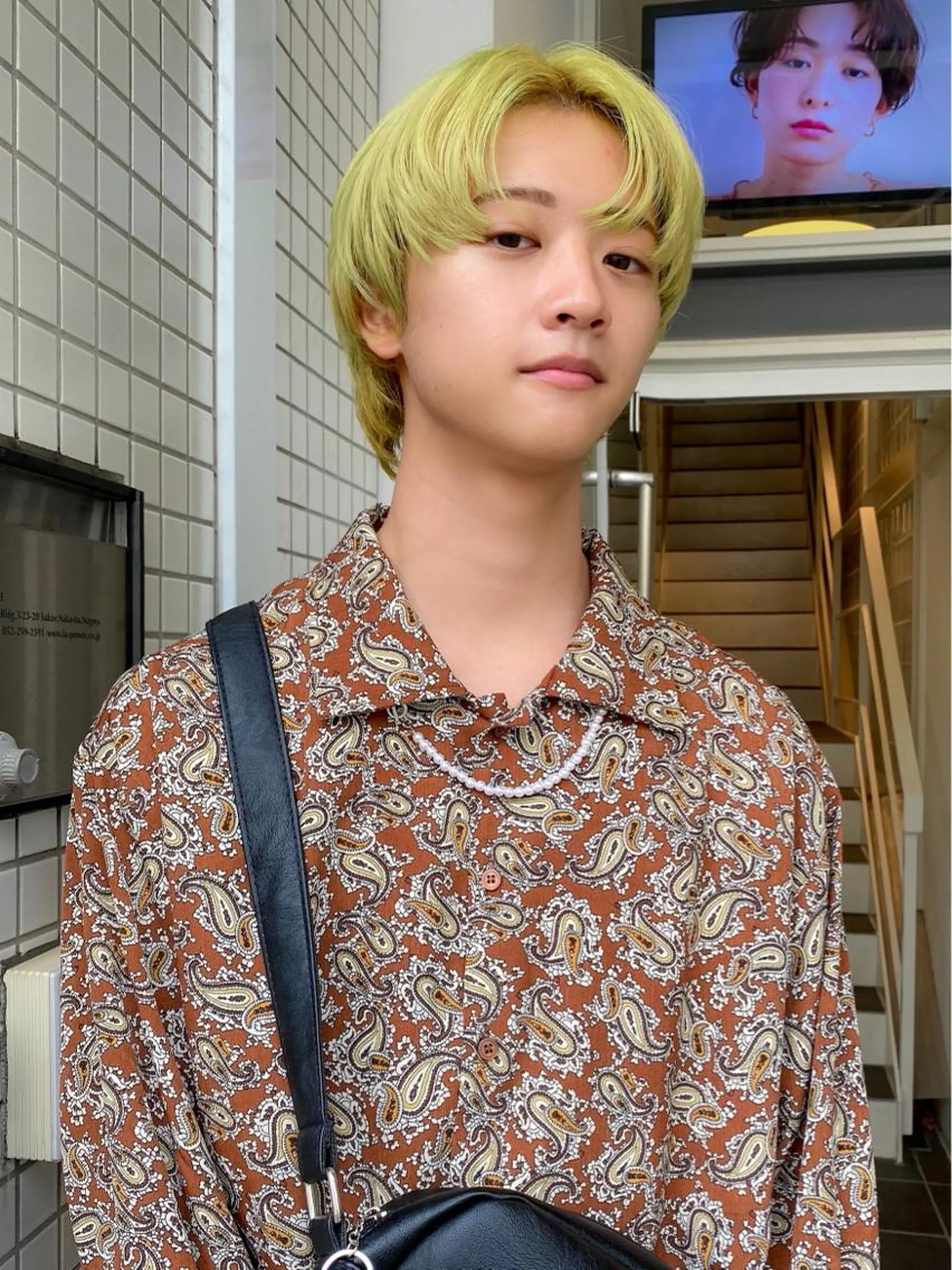 カラー メンズ カット ヘアカラー 栄/矢場町 三井太朗のヘアスタイル