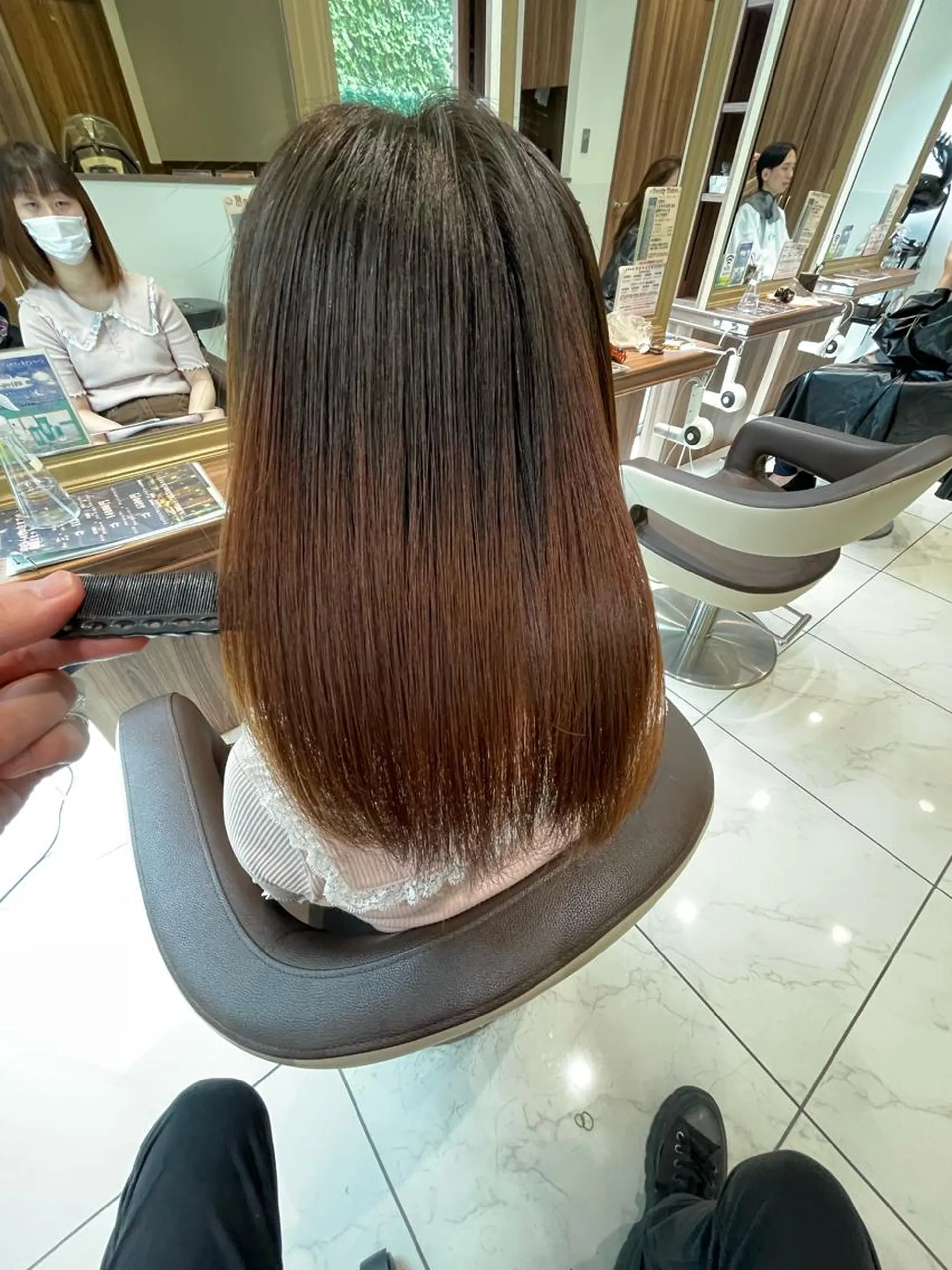 ロング カット 縮毛矯正 トリートメント Ash川越店/ 米川 武志のヘアスタイル