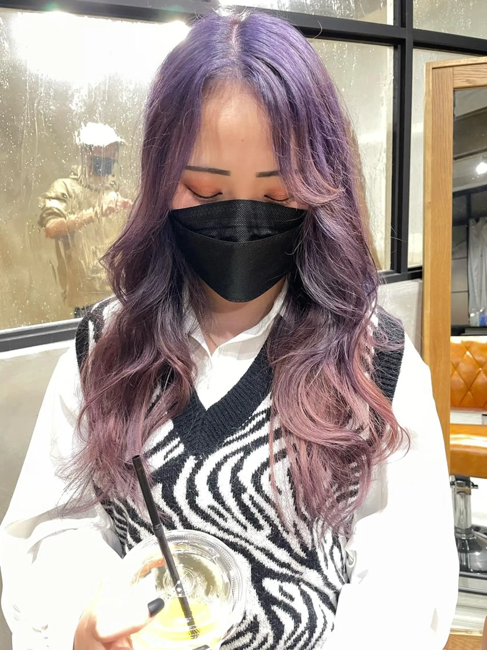 ロング カラー spooopy所属・🕊大垣 めぐみ🕊のヘアスタイル