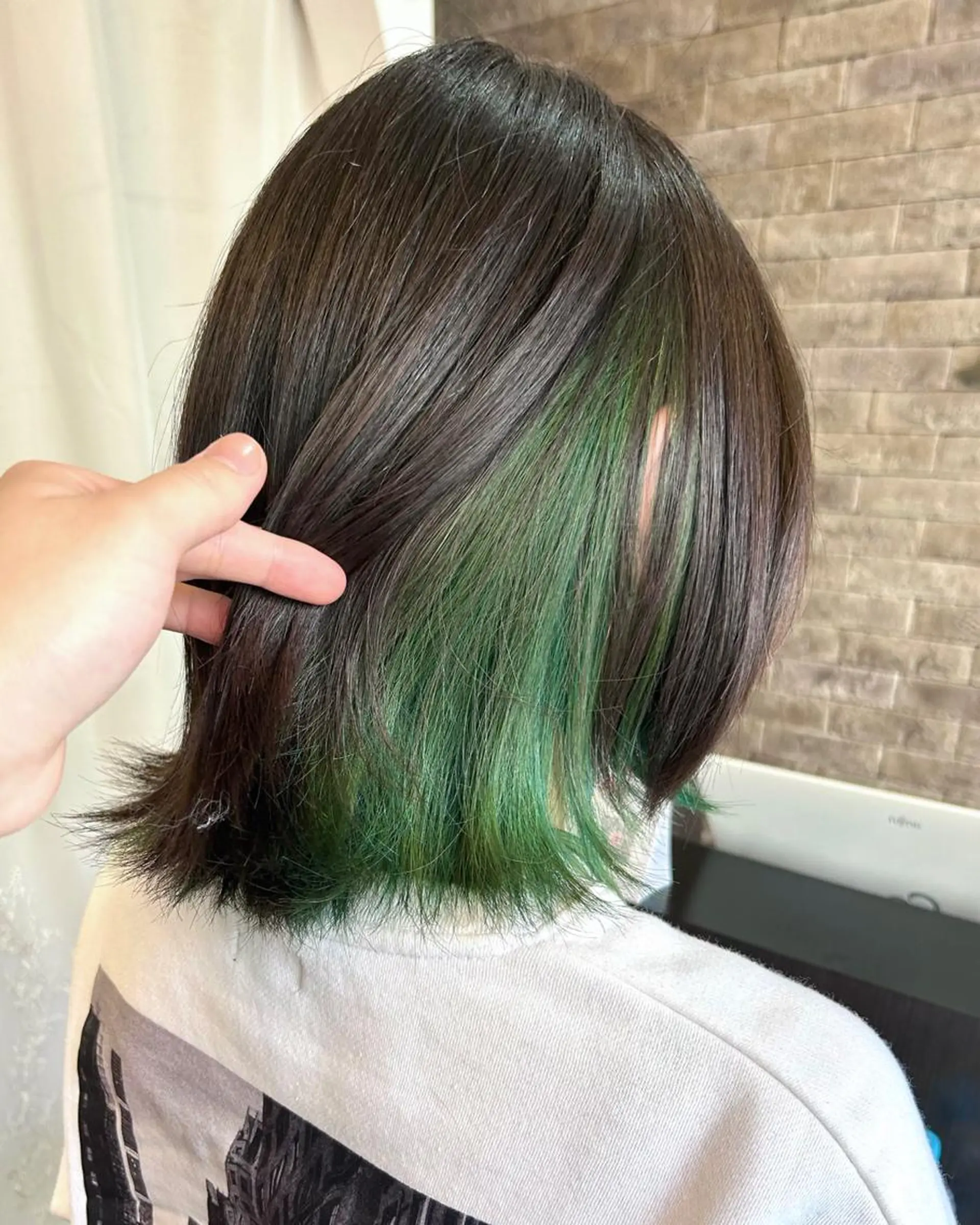 セミロング カラー カット ヘアカラー トリートメント 𝒌𝒚𝒐𝒌𝒂 🍀のヘアスタイル