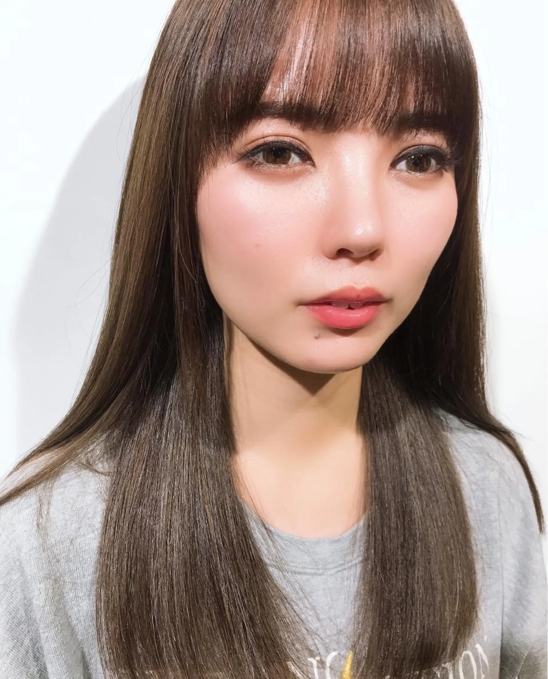 セミロング 渋谷 ミモザワークス タニグチヨシユキのヘアスタイル
