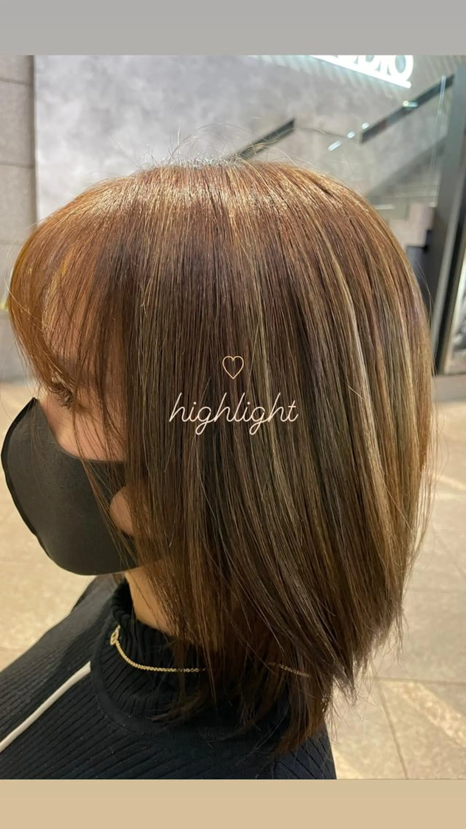 ショート カラー 透明感カラー ハイライトカラー ハイライト ハイトーンカラー/ ダブルカラー/EMIのヘアスタイル