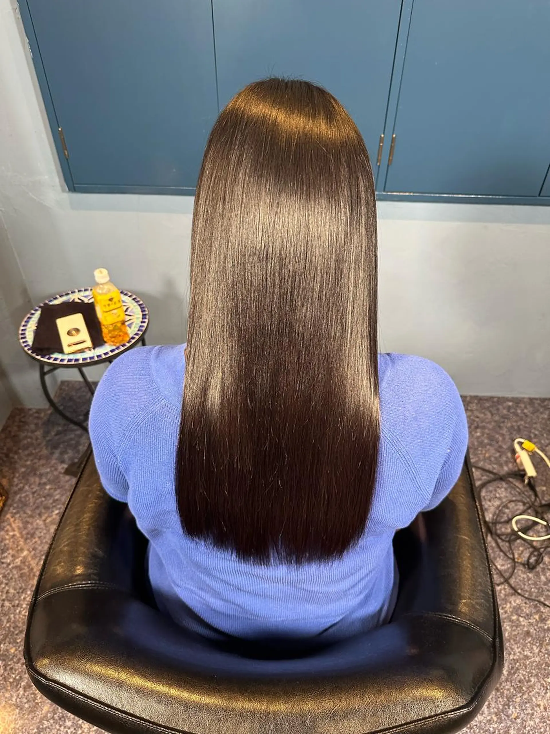ロング パーマ 髪質改善 酸性ストレート ストレートパーマ カット ヘアカラー 縮毛矯正 髪屋HeadspaBeauty所属・杉木 真理のヘアスタイル