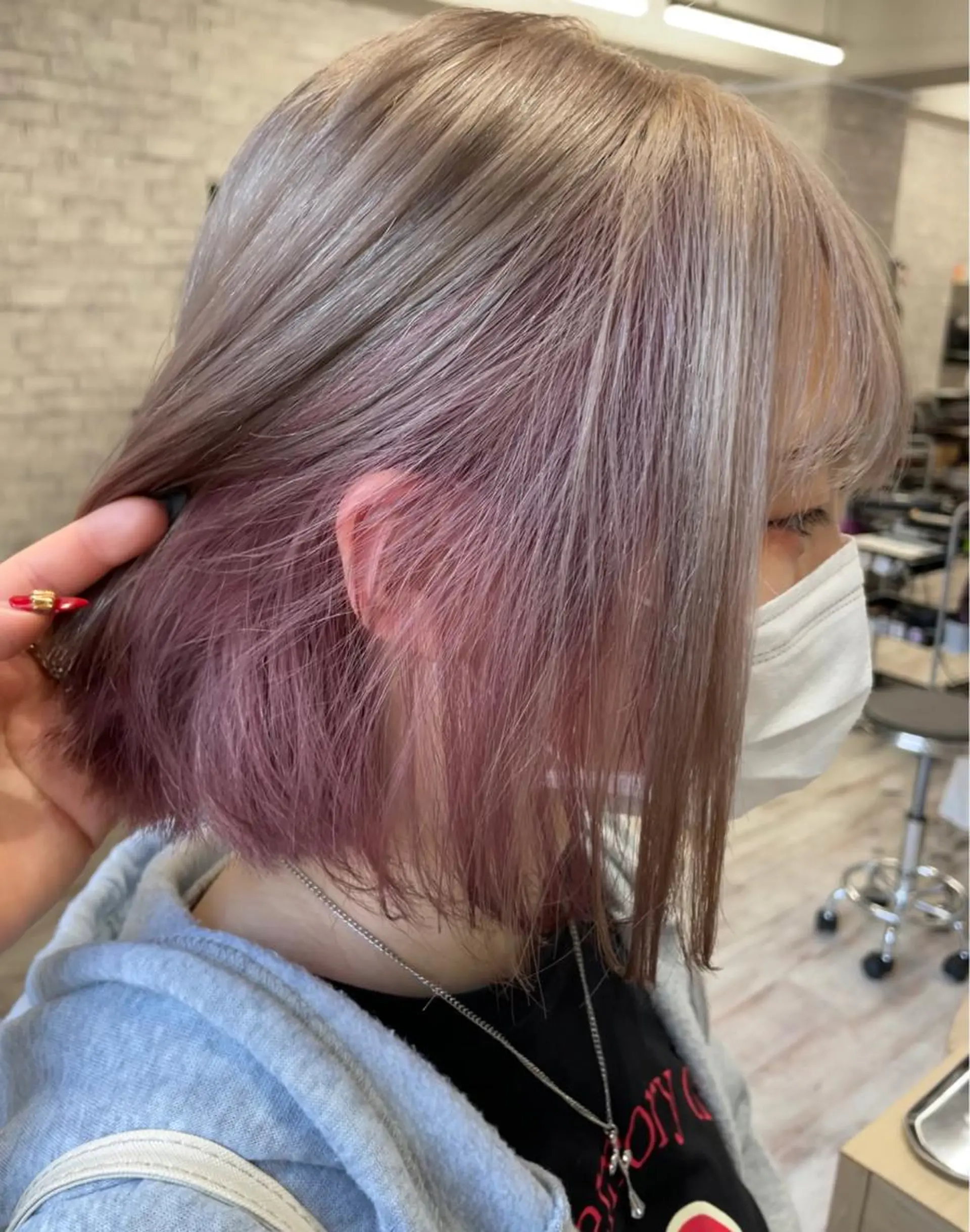 ロング カラー パーマ ヘアアレンジ メンズ メンズバレイヤージュ メンズブリーチ メンズハイライト メンズハイトーン メンズインナーカラー ヘアカラー 歩くパワースポット 🦋KAHOのヘアスタイル