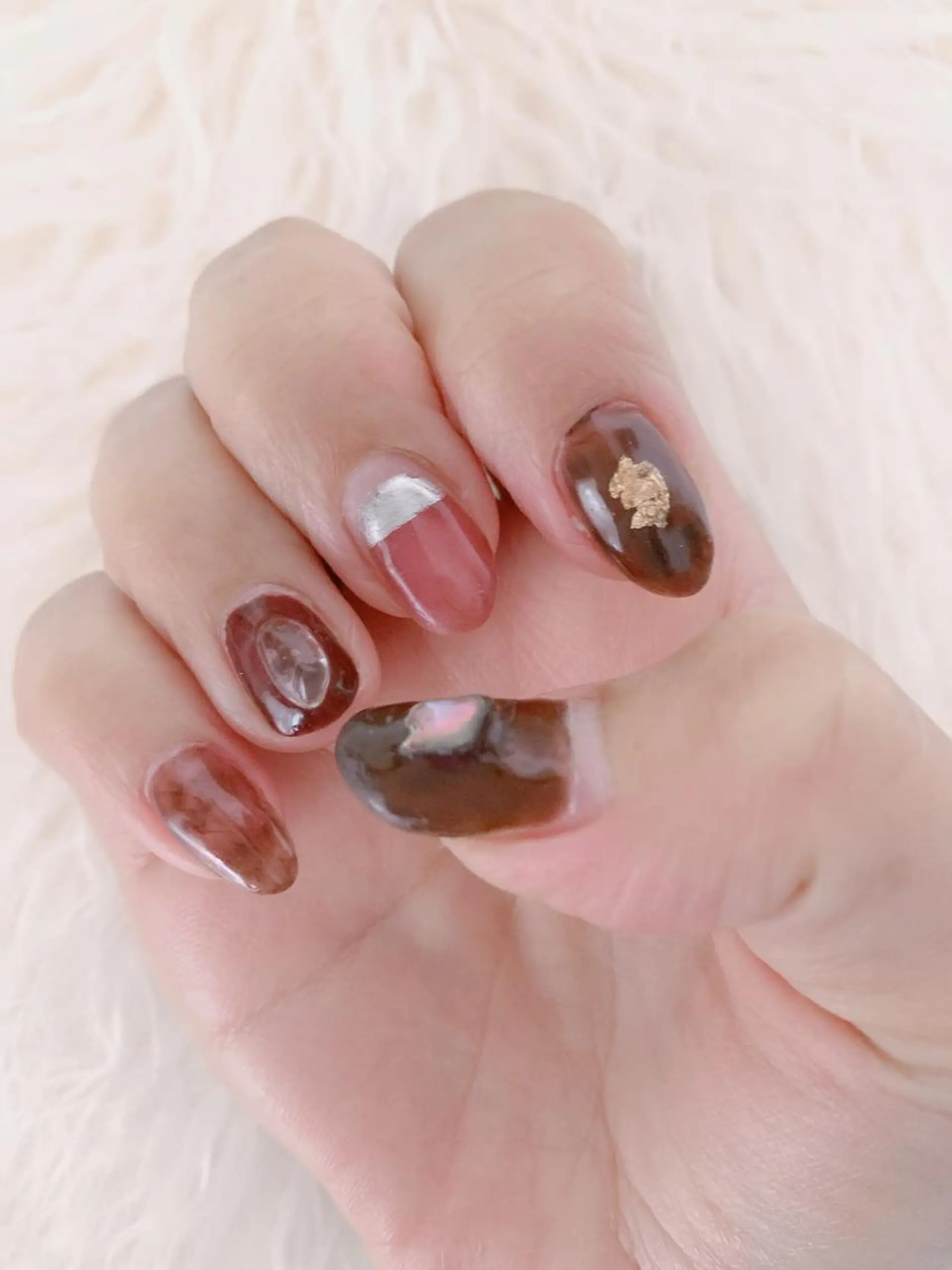 ネイル ブラウン pipi..所属・pipi ..のネイルデザイン