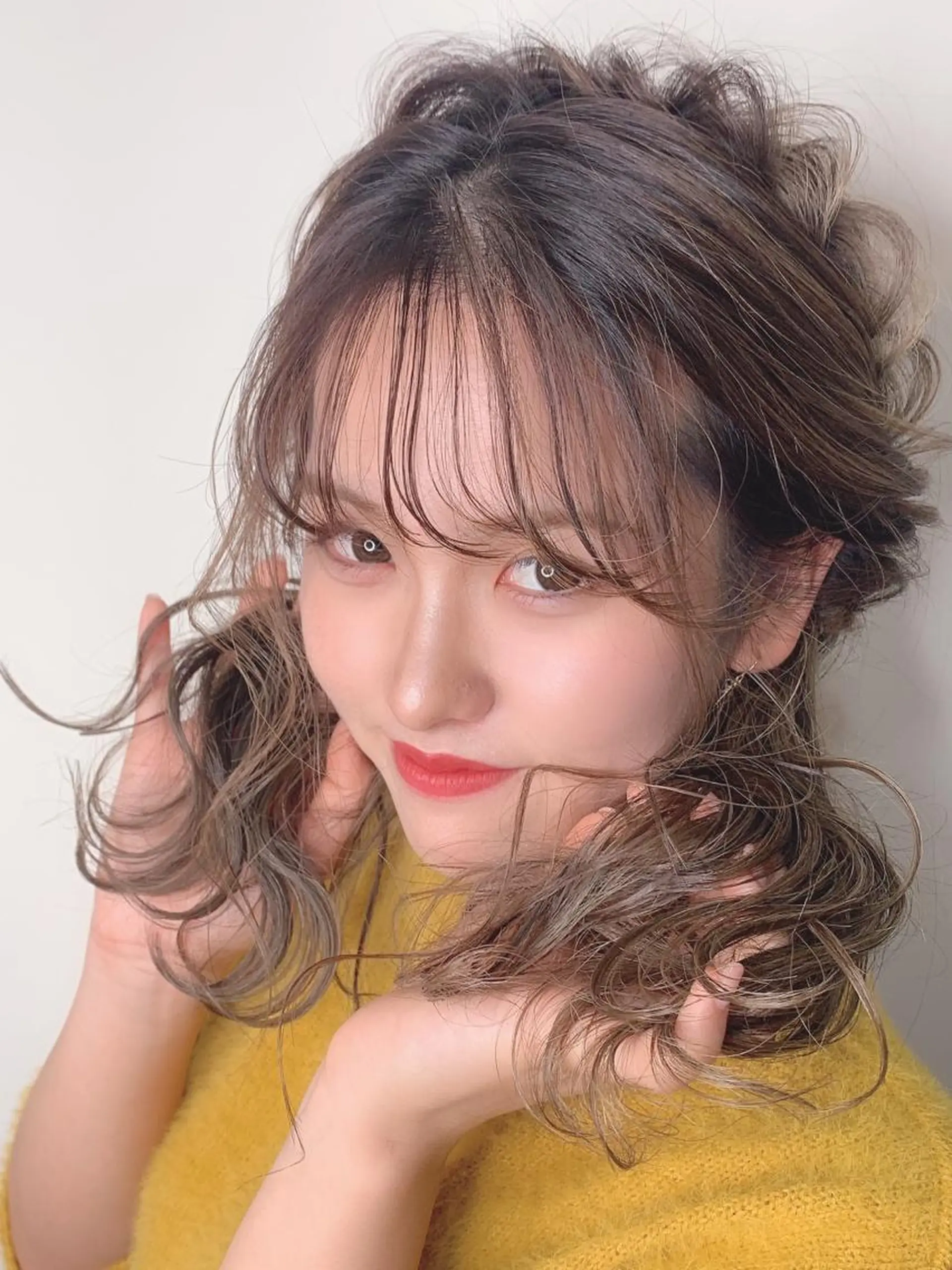 セミロング ヘアアレンジ 櫛部洸貴/ 髪質改善カラーのヘアスタイル