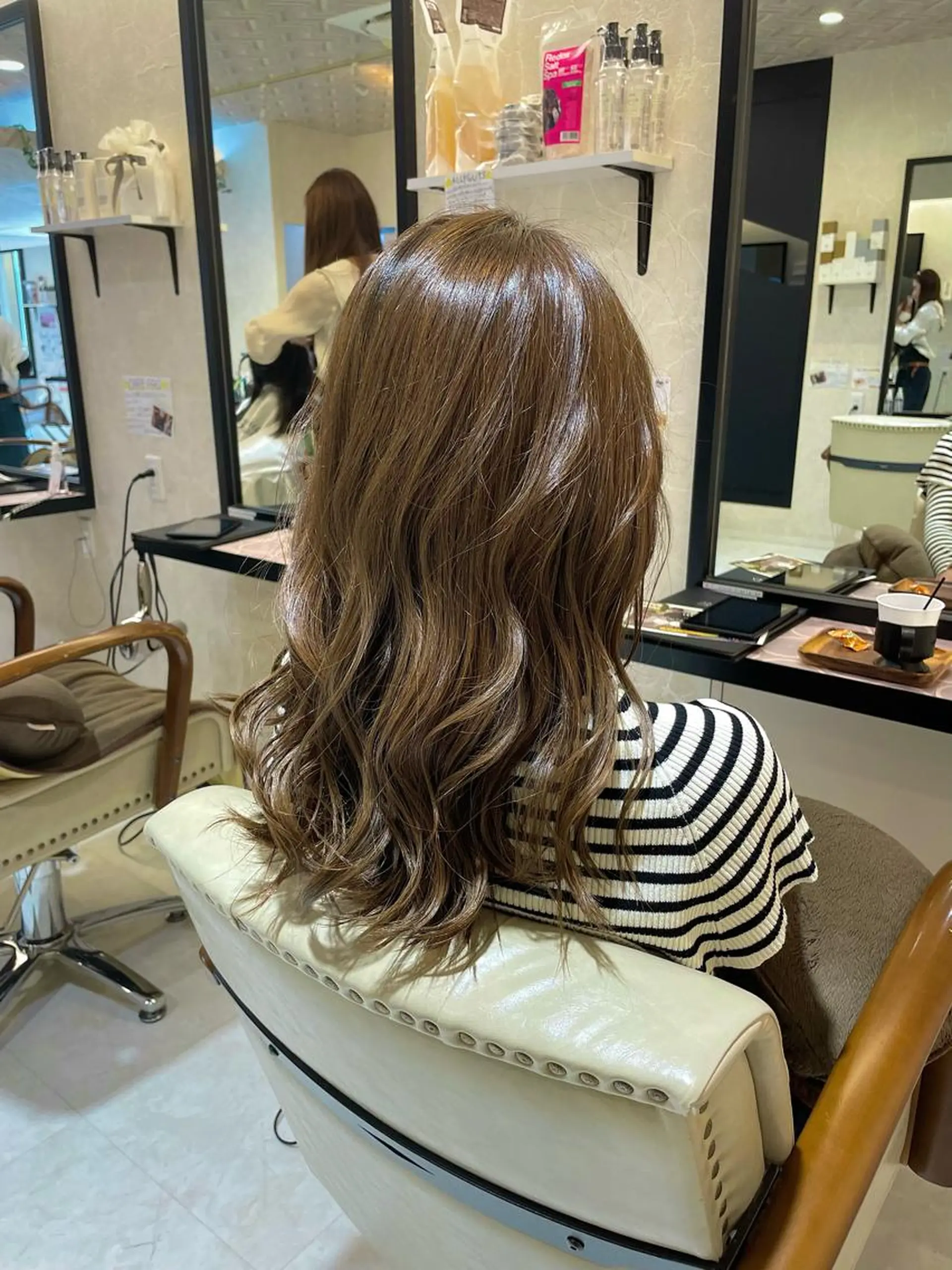ミディアム カラー カット ヘアカラー トリートメント 本店店長☆ 前原海翔のヘアスタイル