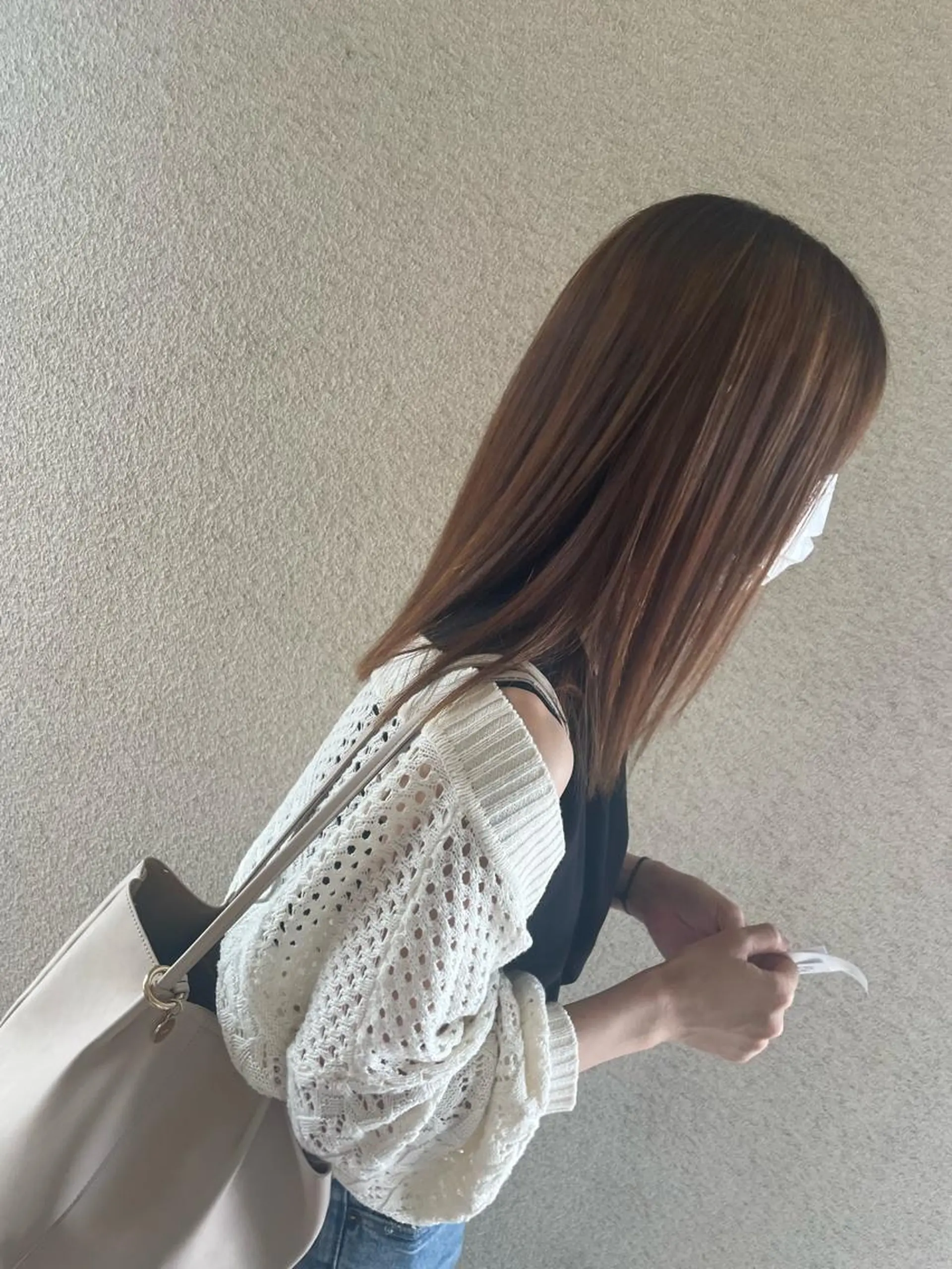 セミロング カット トリートメント 佐々木 麻純のヘアスタイル