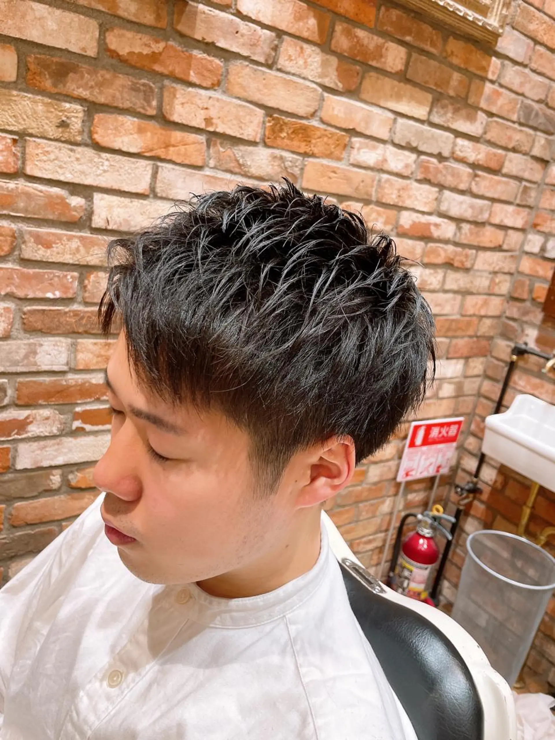 ショート ヒロ銀座BARBERSHOP丸の内店所属・ヒロ銀座　石川 昂のヘアスタイル