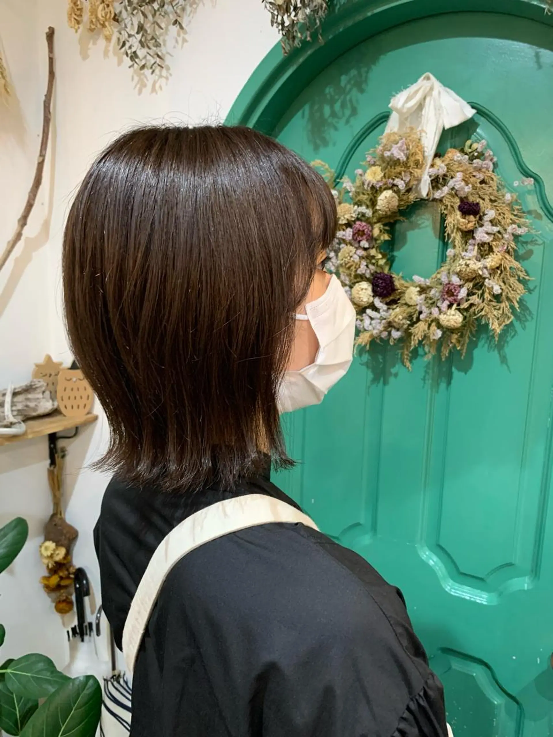 ショート カット ヘアカラー トリートメント 佐藤 美咲のヘアスタイル