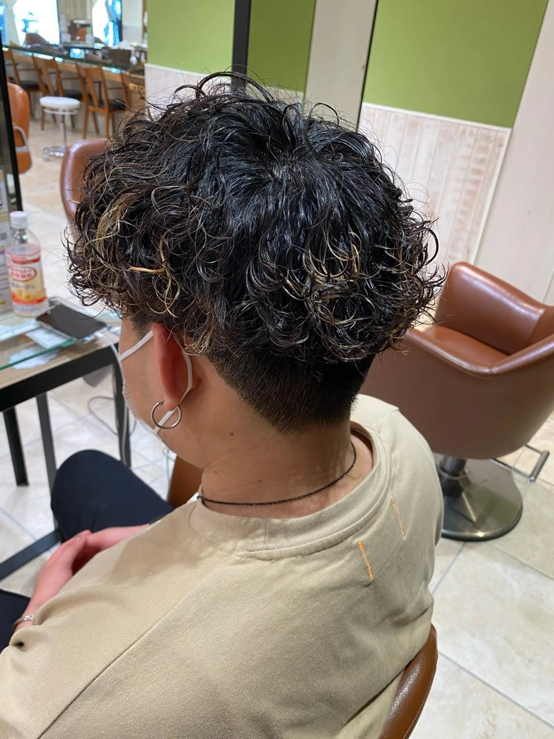 パーマ メンズ カット パーマ ✨店長 鈴木輝✨のヘアスタイル