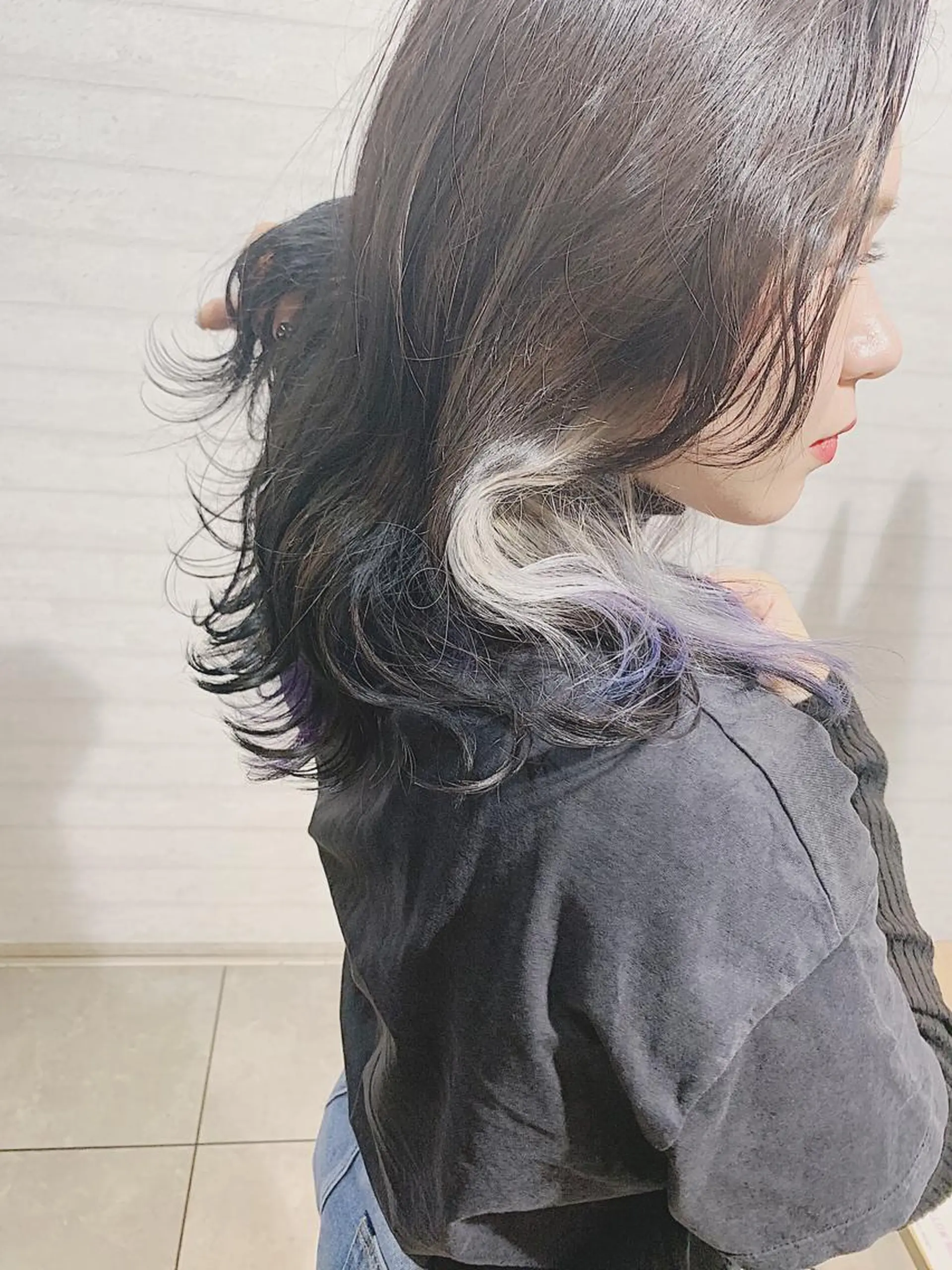 セミロング カラー kimura yuyaのヘアスタイル