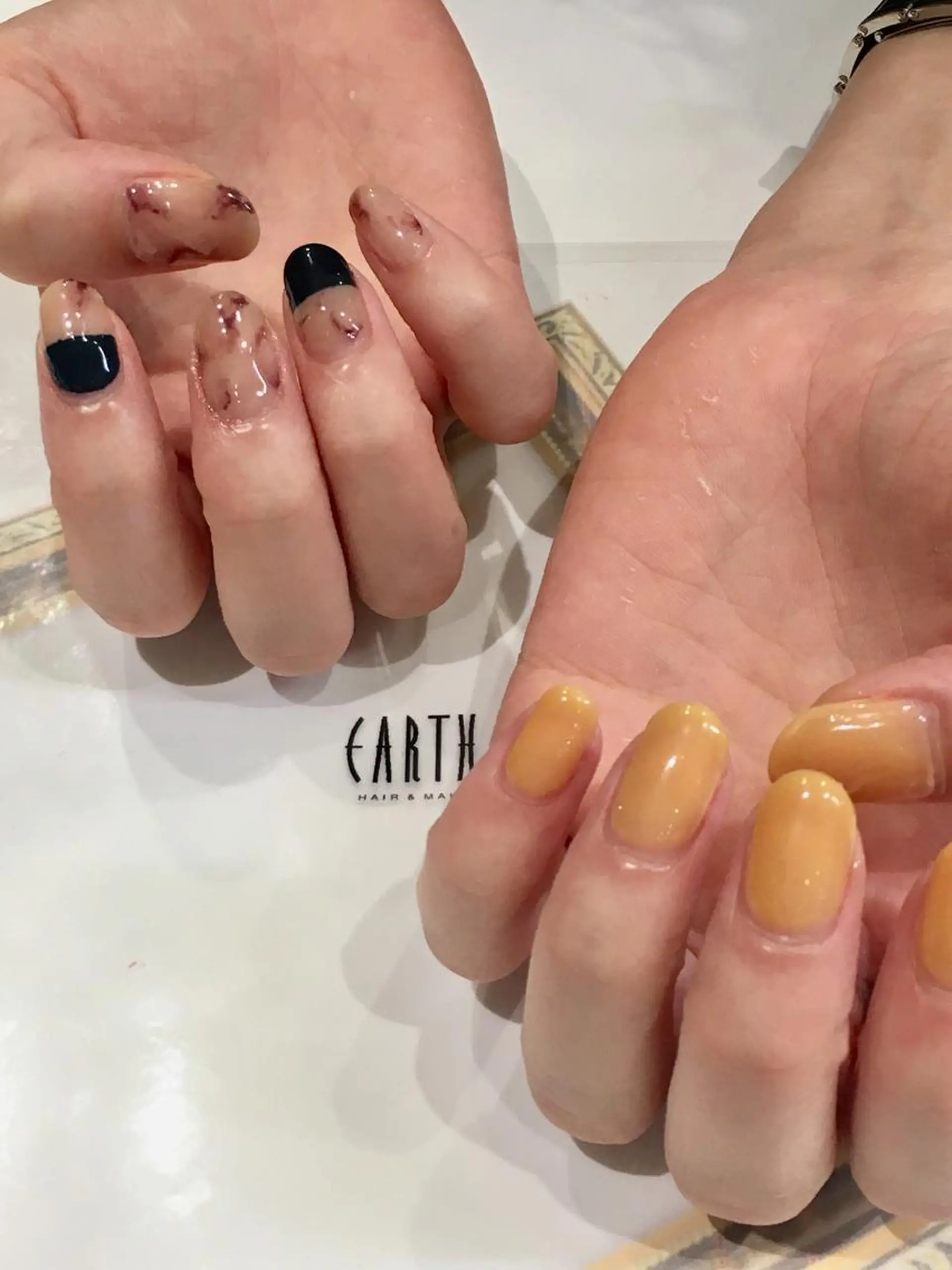 ネイル シンプルネイル 佐藤 まりえのネイルデザイン