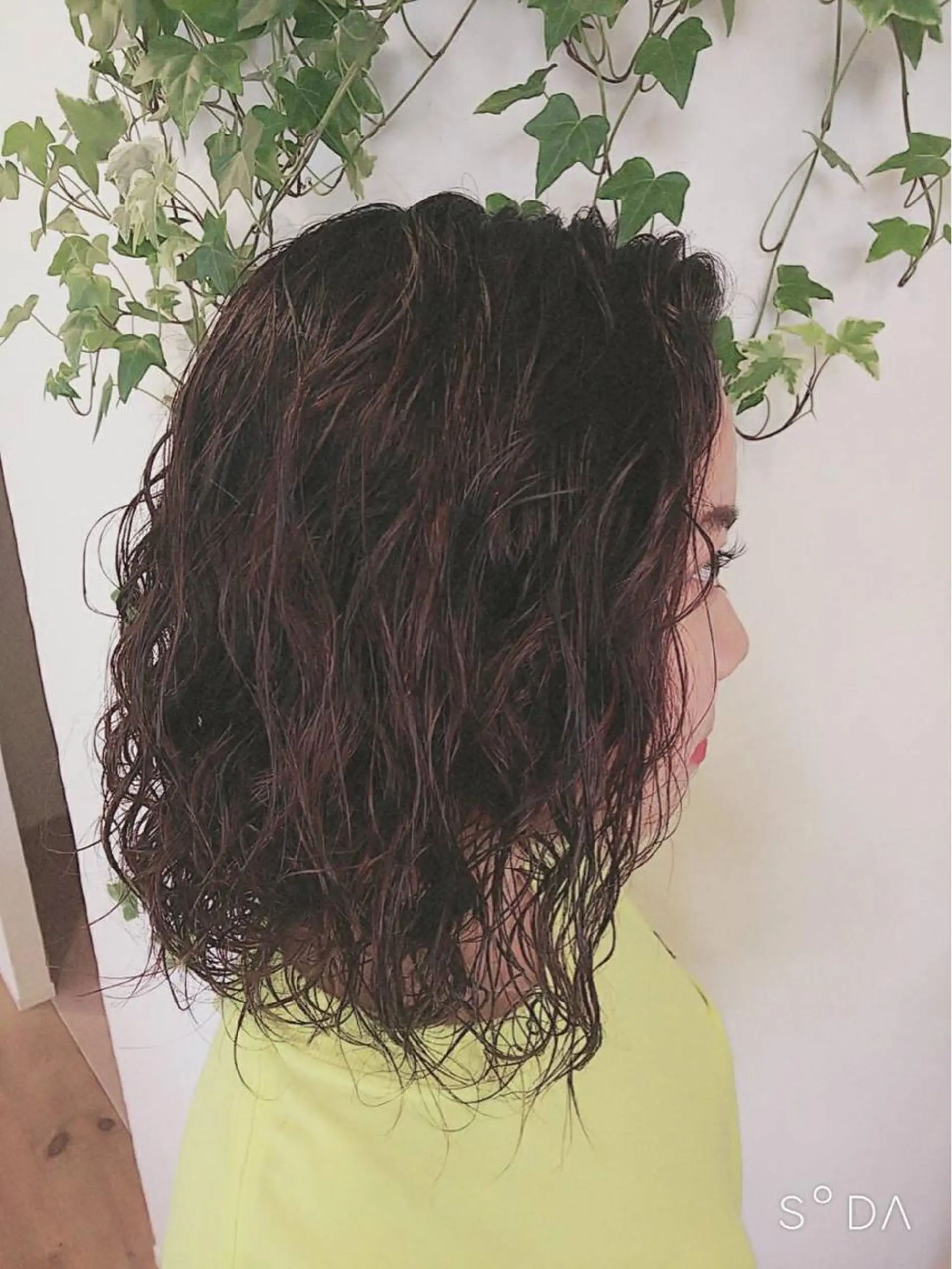 ミディアム ソバージュ パーマ Hair&Make CheriCherie所属・井上 真利のヘアスタイル