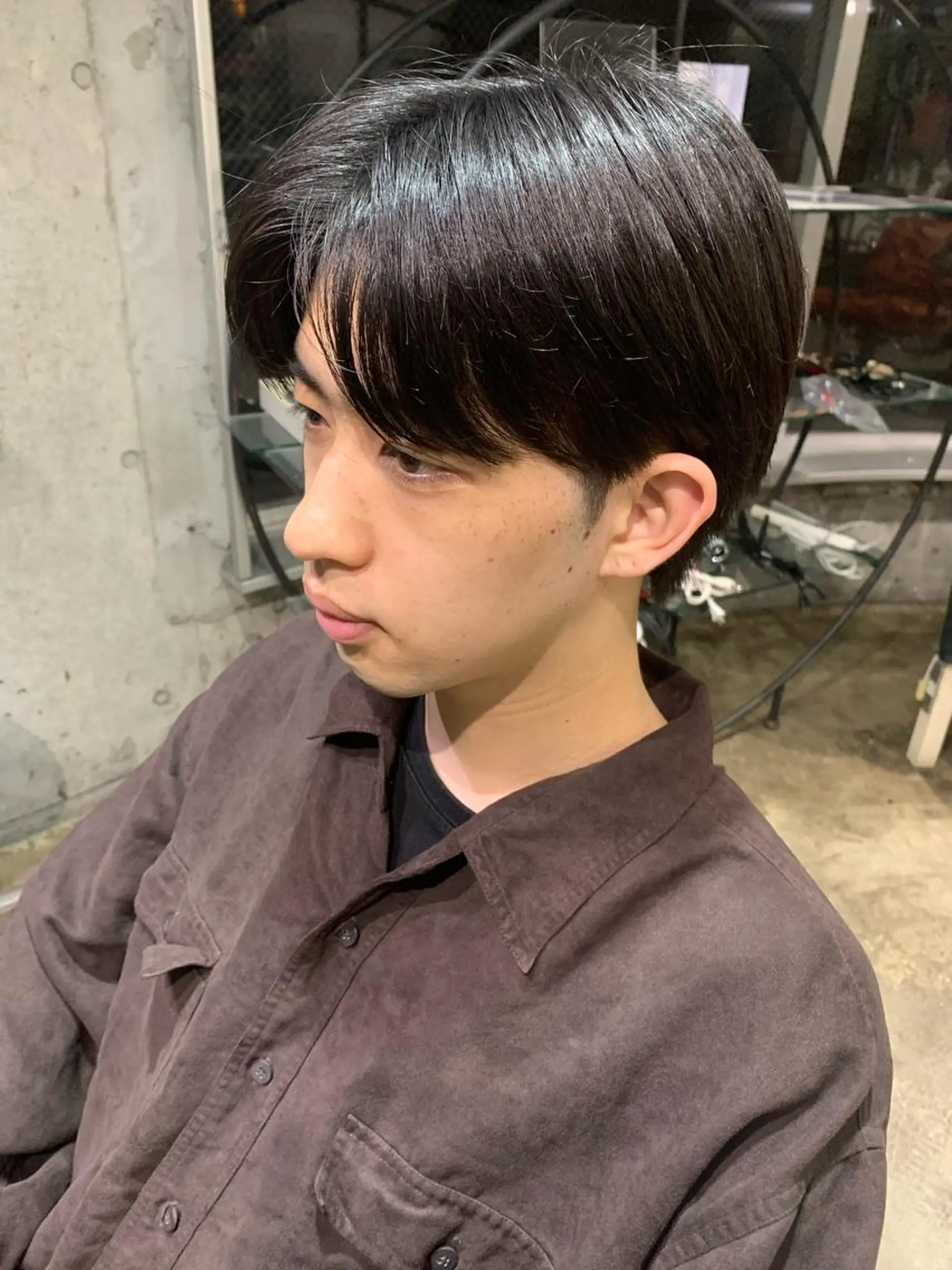 メンズ 縮毛矯正/韓国ヘア /ブリーチ/柴山のヘアスタイル