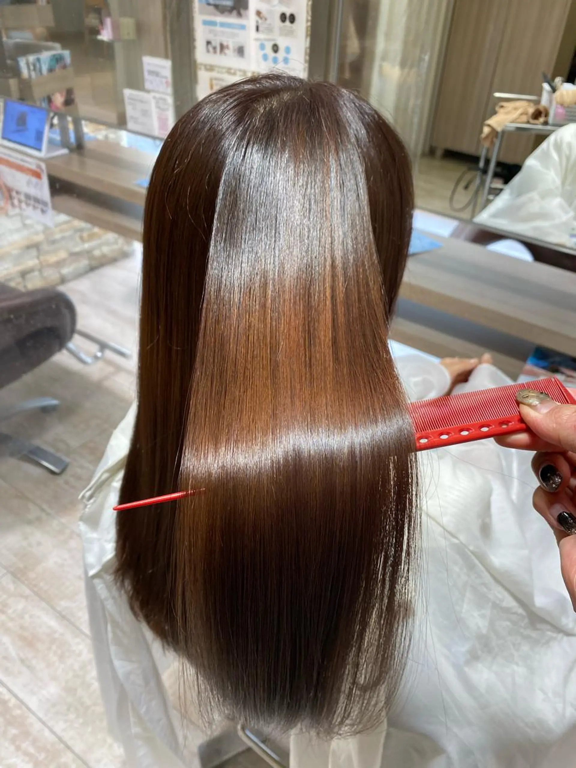 ロング トリートメント カット トリートメント 髪質改善専門店 mariposa 森ノ宮店所属・鯉谷 僚 ／縮毛矯正のヘアスタイル