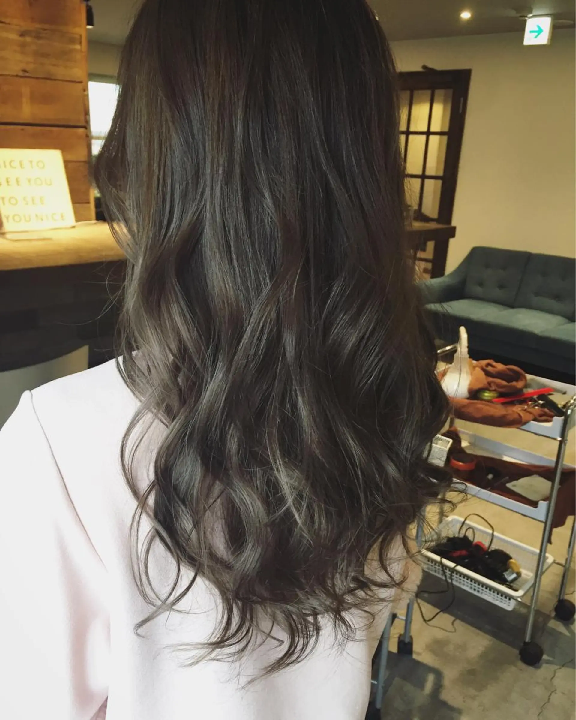 セミロング カラー lafith hair dope所属・[外国人風カラー] 田中健太のヘアスタイル