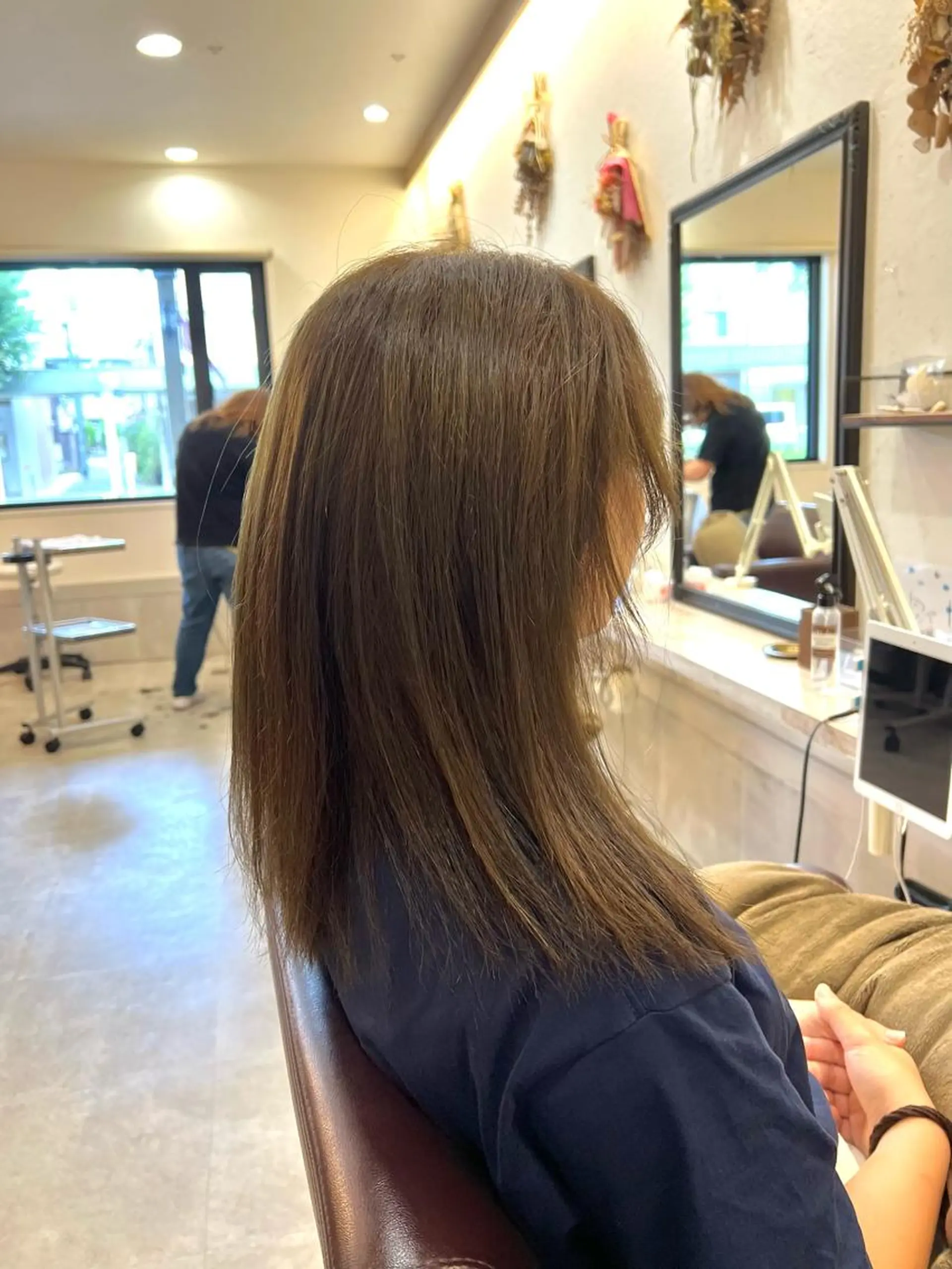 ロング カラー カット ヘアカラー トリートメント 🌱ブリーチカラー しばただいき🌱のヘアスタイル