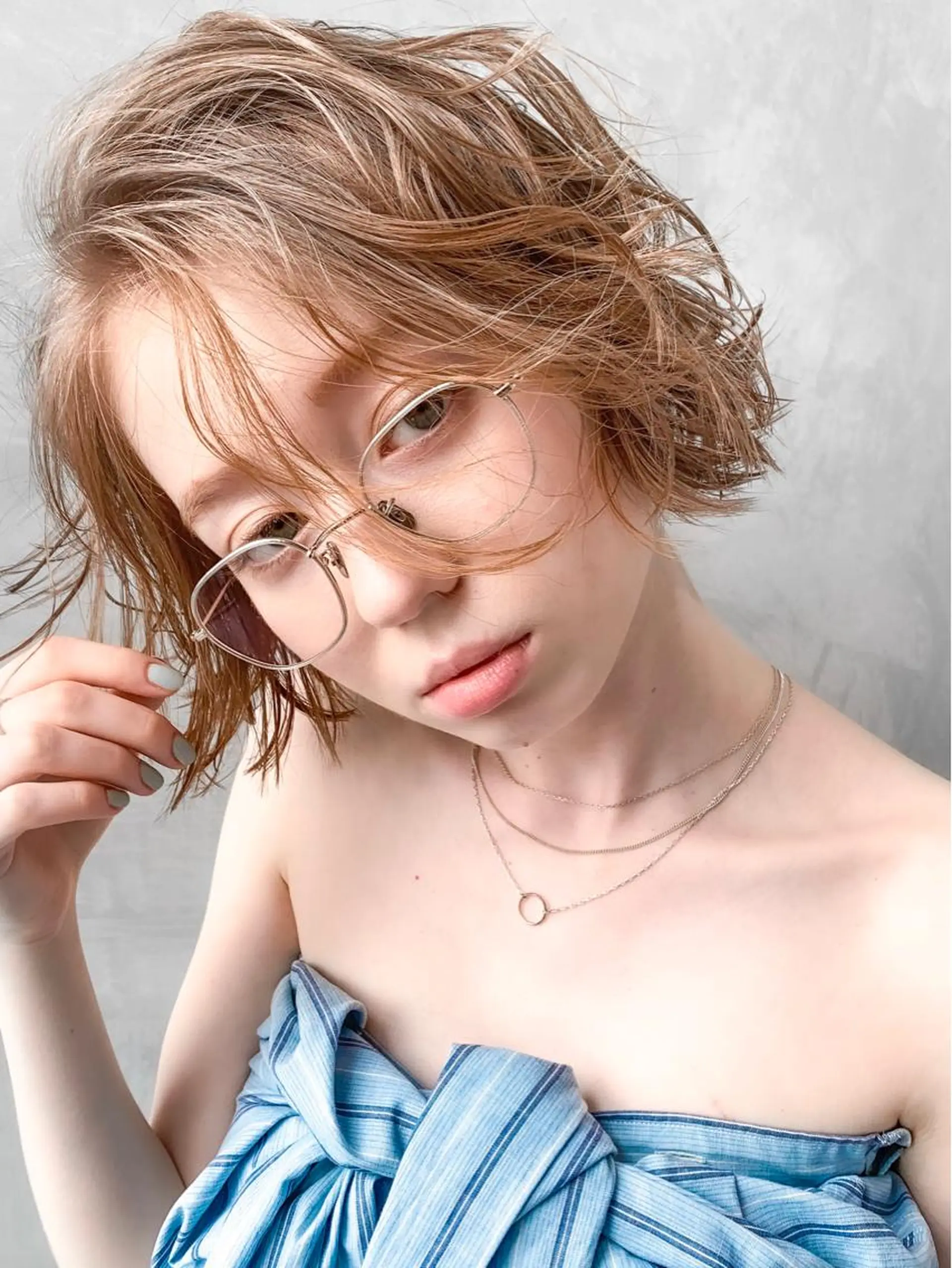 ミディアム カラー カット ヘアカラー トリートメント HAIR SALON M所属・ryota .のヘアスタイル