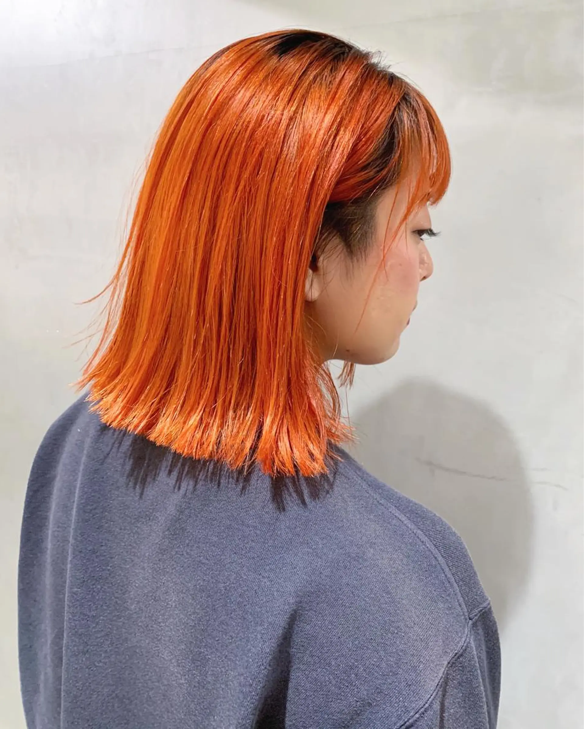 ミディアム カラー 透明感カラー デザインカラー ハイトーンカラー カット ヘアカラー トリートメント 優 作のヘアスタイル