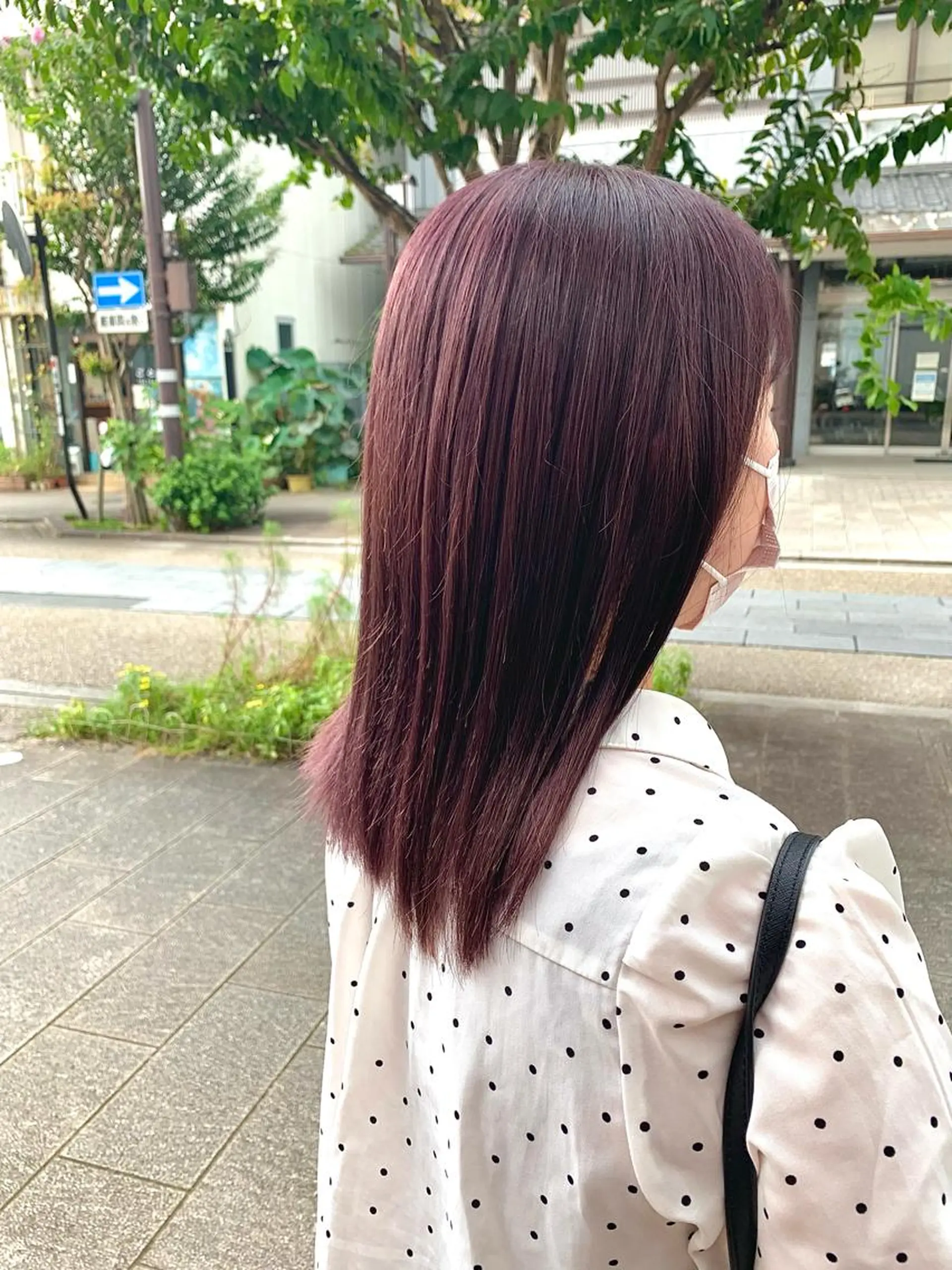 セミロング カラー ブリーチ Lunapiena所属・Lunapiena 🫧ナナのヘアスタイル