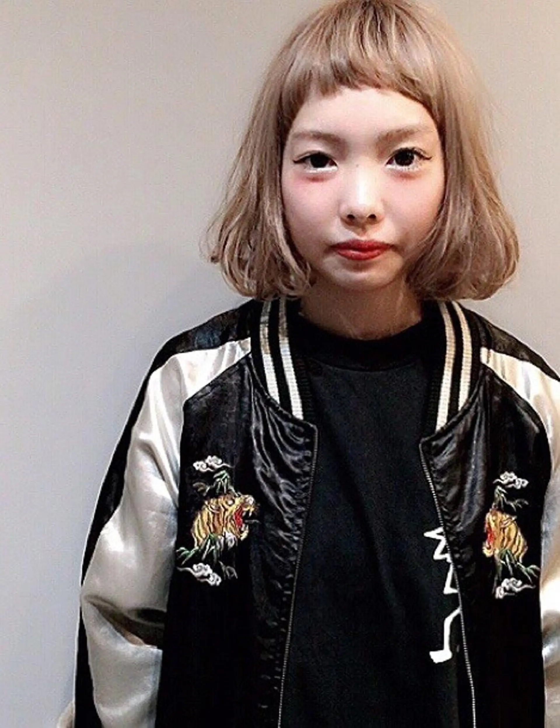 ミディアム キノシタ ナオユキのヘアスタイル