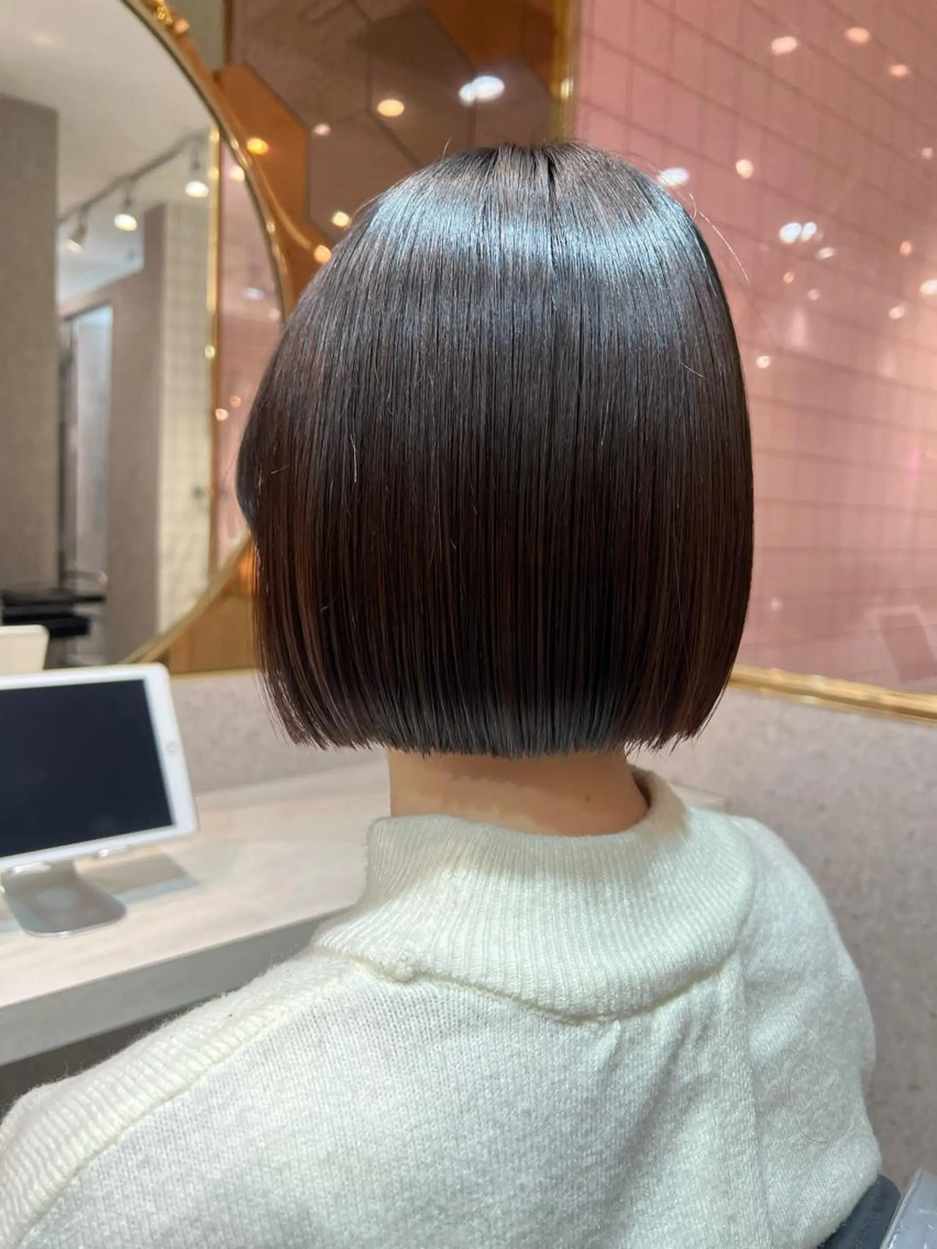ショート エクステ ハイライト 髪質改善 韓国風ヘア 縮毛矯正 カット トリートメント 🎀しゅな/韓国 レイヤー/透明感♡のヘアスタイル