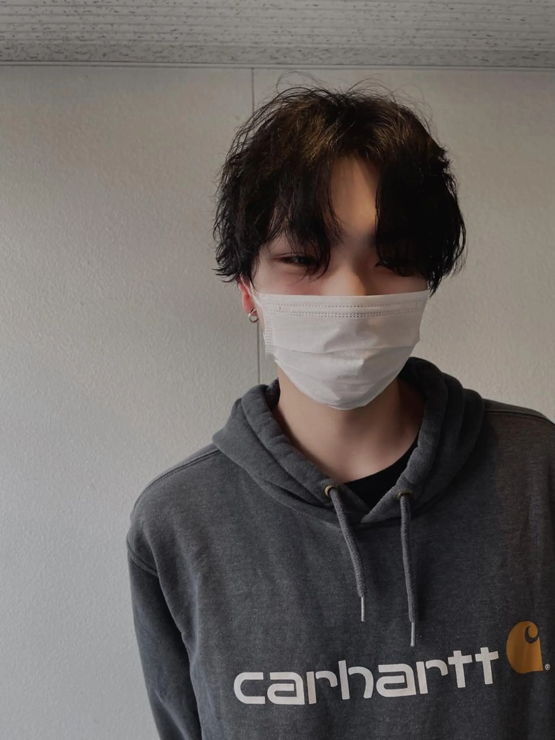 ショート カラー パーマ ヘアアレンジ メンズ 坂尻 嘉珠也のヘアスタイル