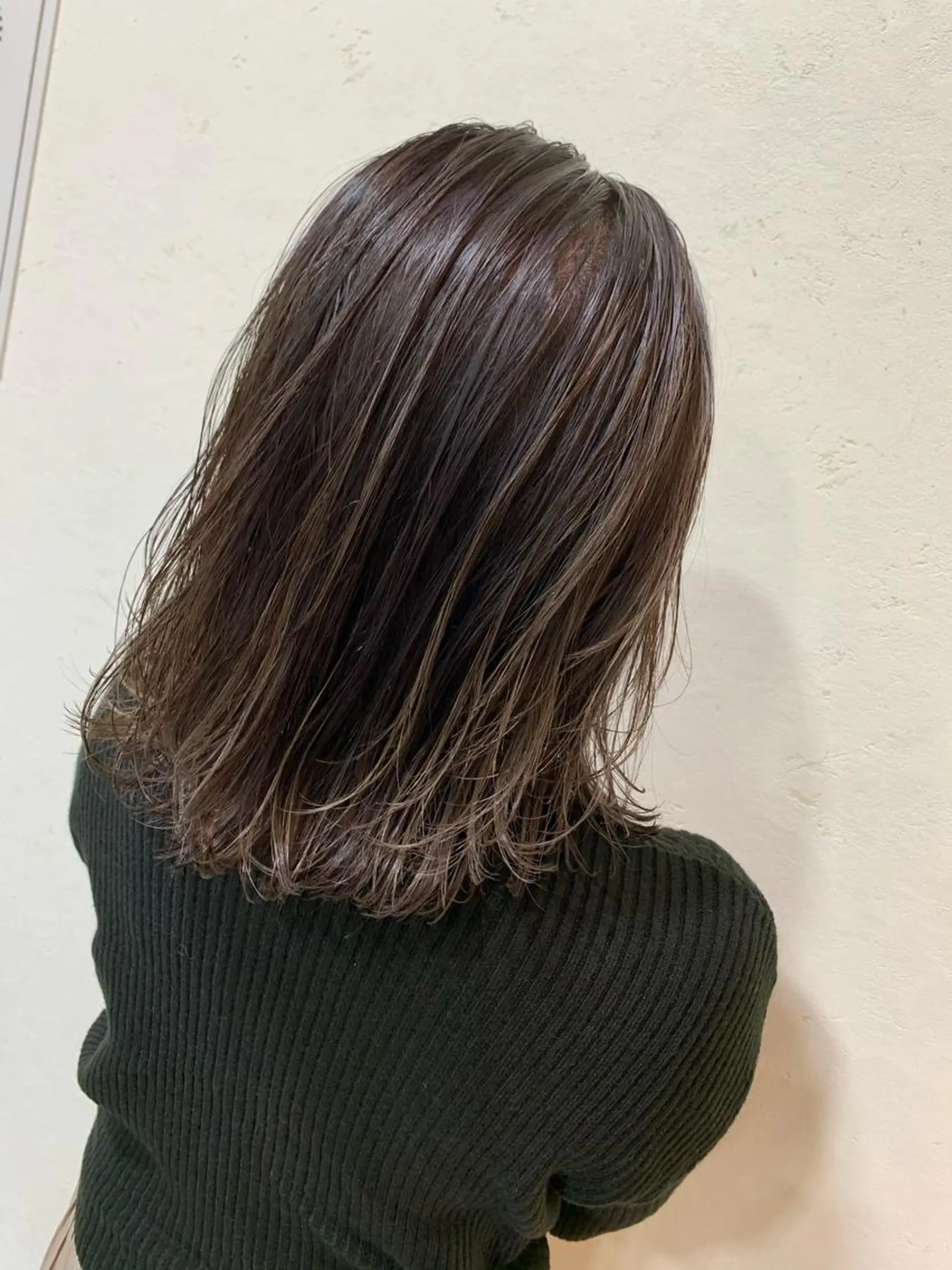 ミディアム カラー ヘアカラー トリートメント 天野 開のヘアスタイル