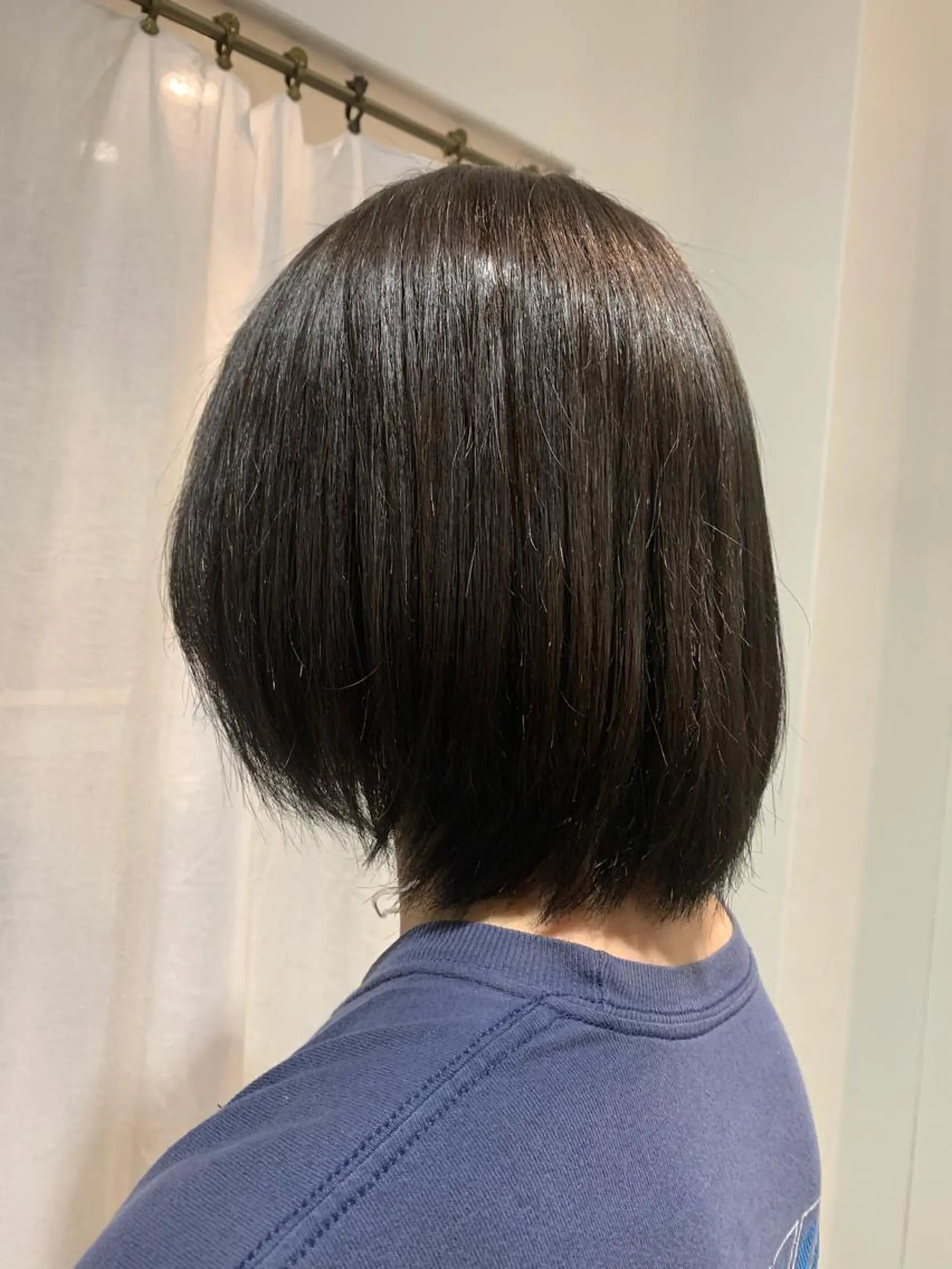 ミディアム カラー ベージュカラー ブルーカラー 西垣 佳苗のヘアスタイル
