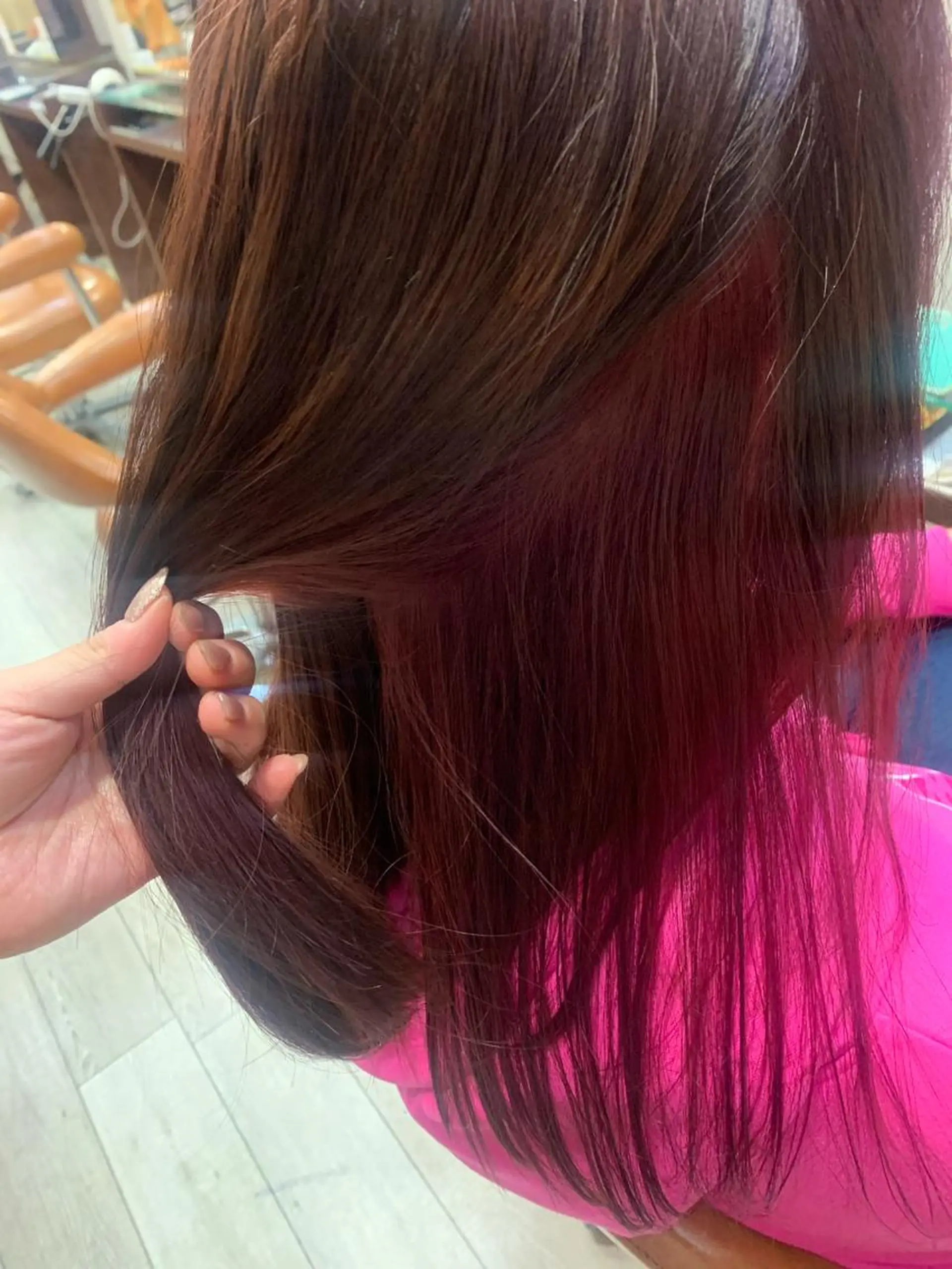 セミロング 中川 湖稀のヘアスタイル