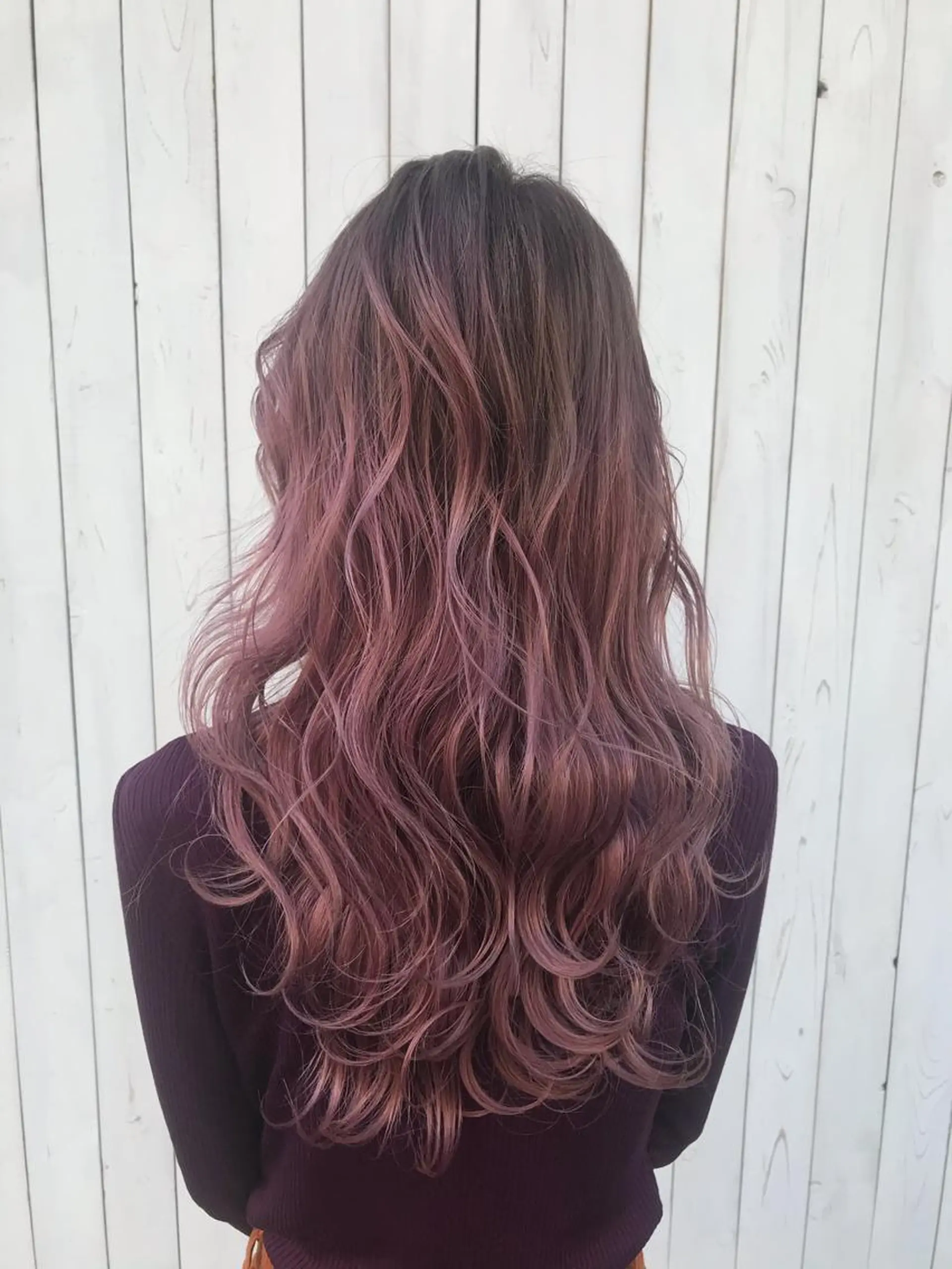 セミロング カラー LOHAS 関根真由美のヘアスタイル
