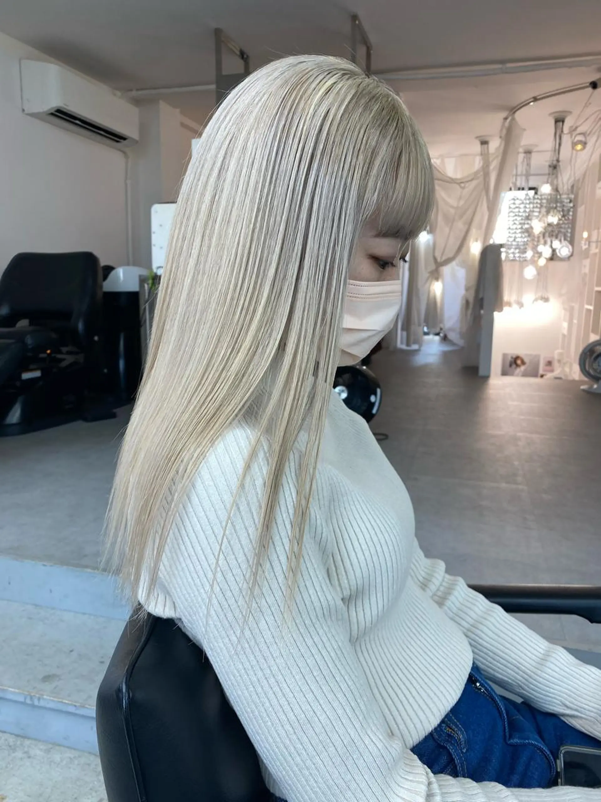 セミロング 鈴木 漱一郎のヘアスタイル