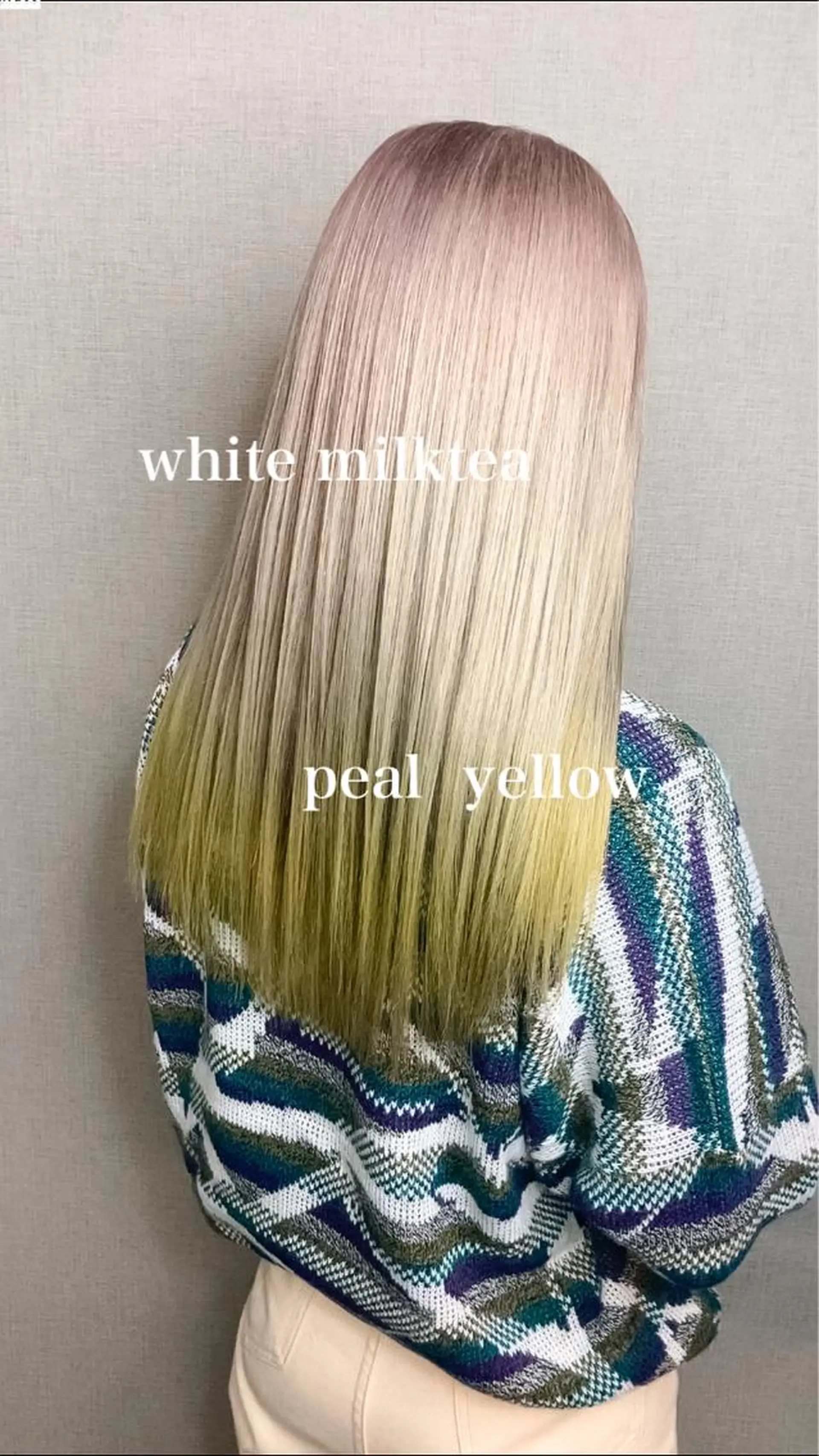 ロング カラー ヘアカラー Selenehair 三条本店のヘアスタイル