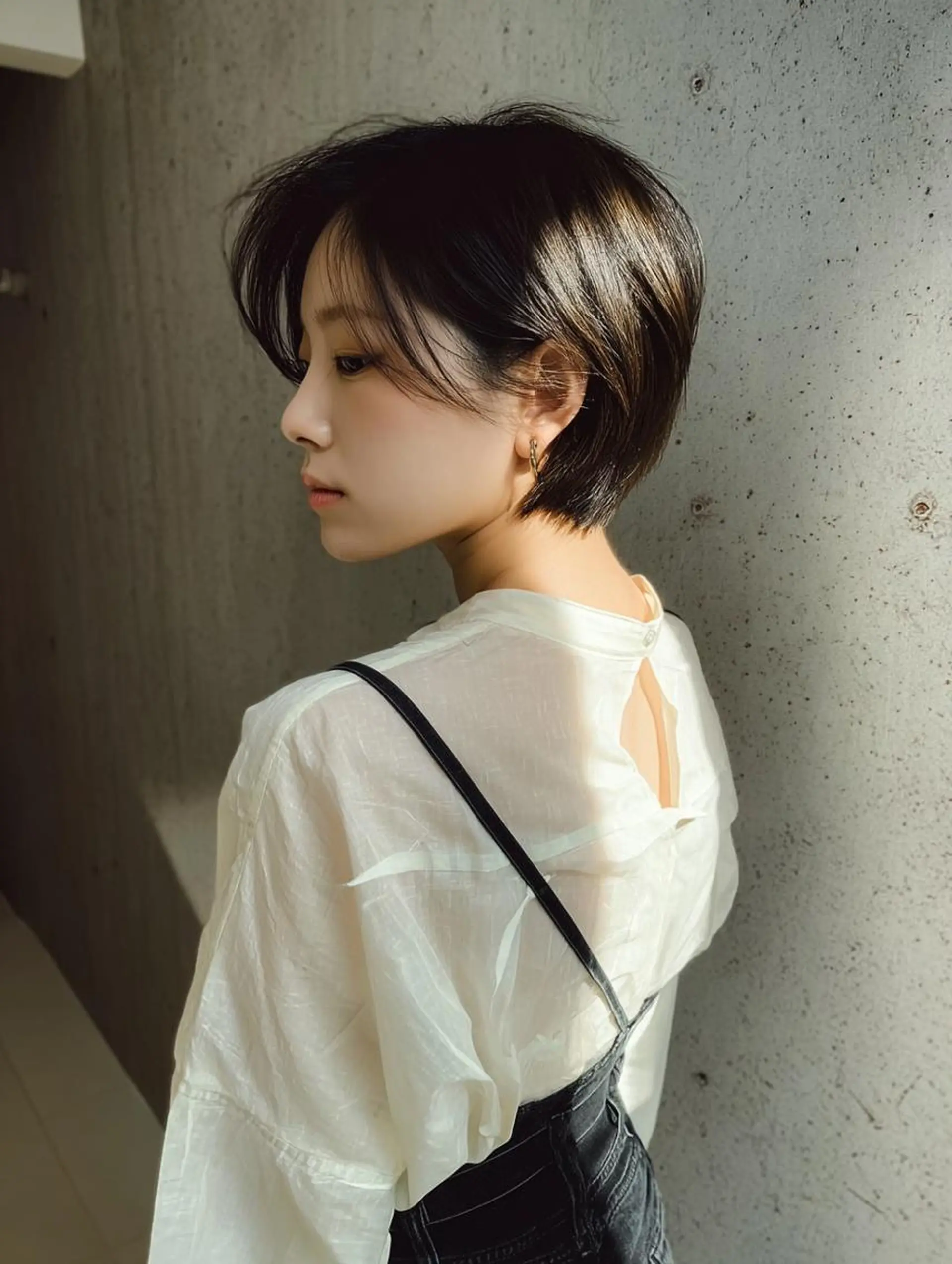 ショート レイヤーカット ショートヘア トリートメント ショート＆ボブ🦋 shell立川🫧のヘアスタイル
